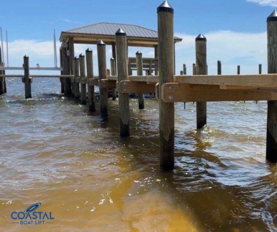 Waterfront Construction + Boat Lift Installation by Coastal Boat Lift Repair LLC