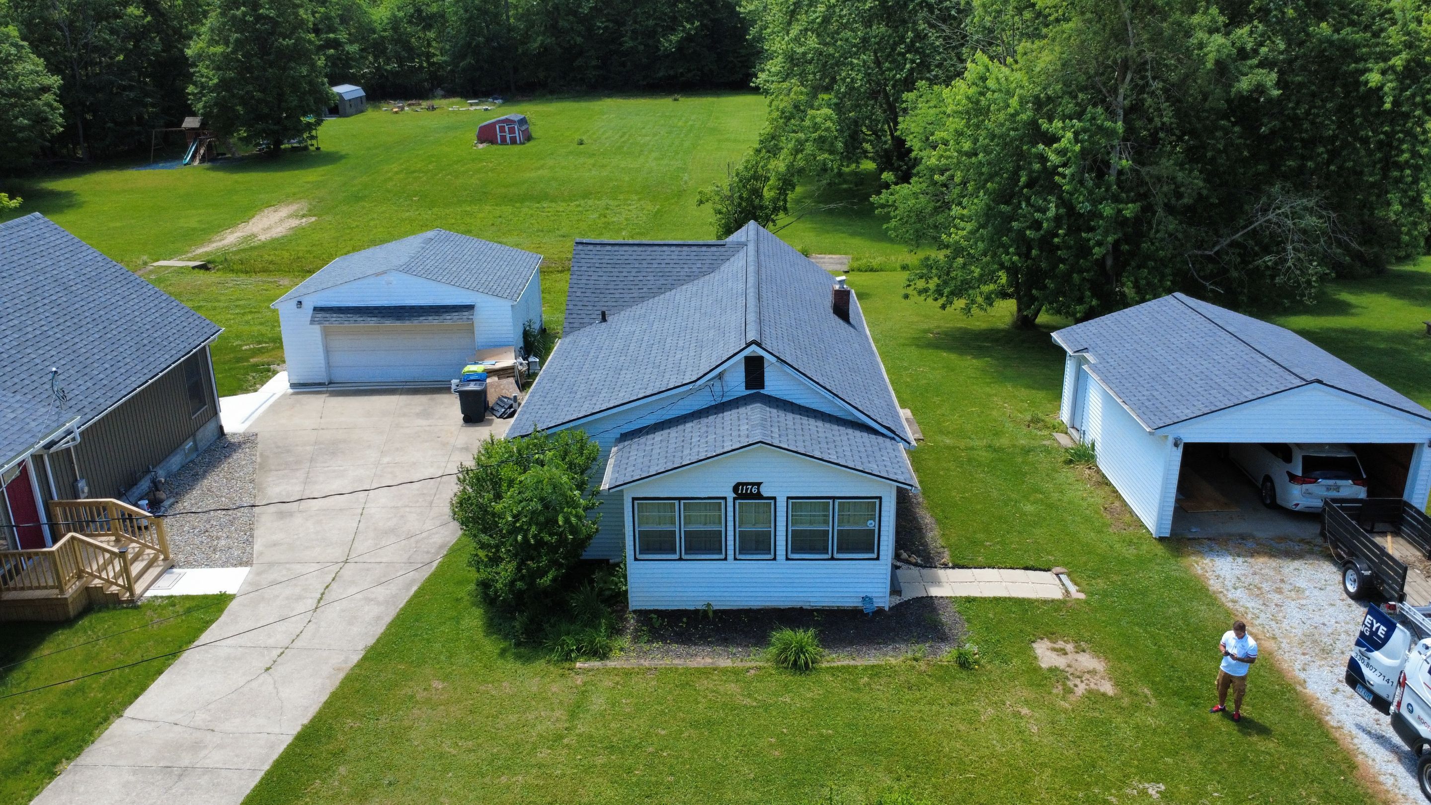 Atlas Pinnacle, Color, HearthStone, Drip Edge Color, White by Eagle Eye Roofing