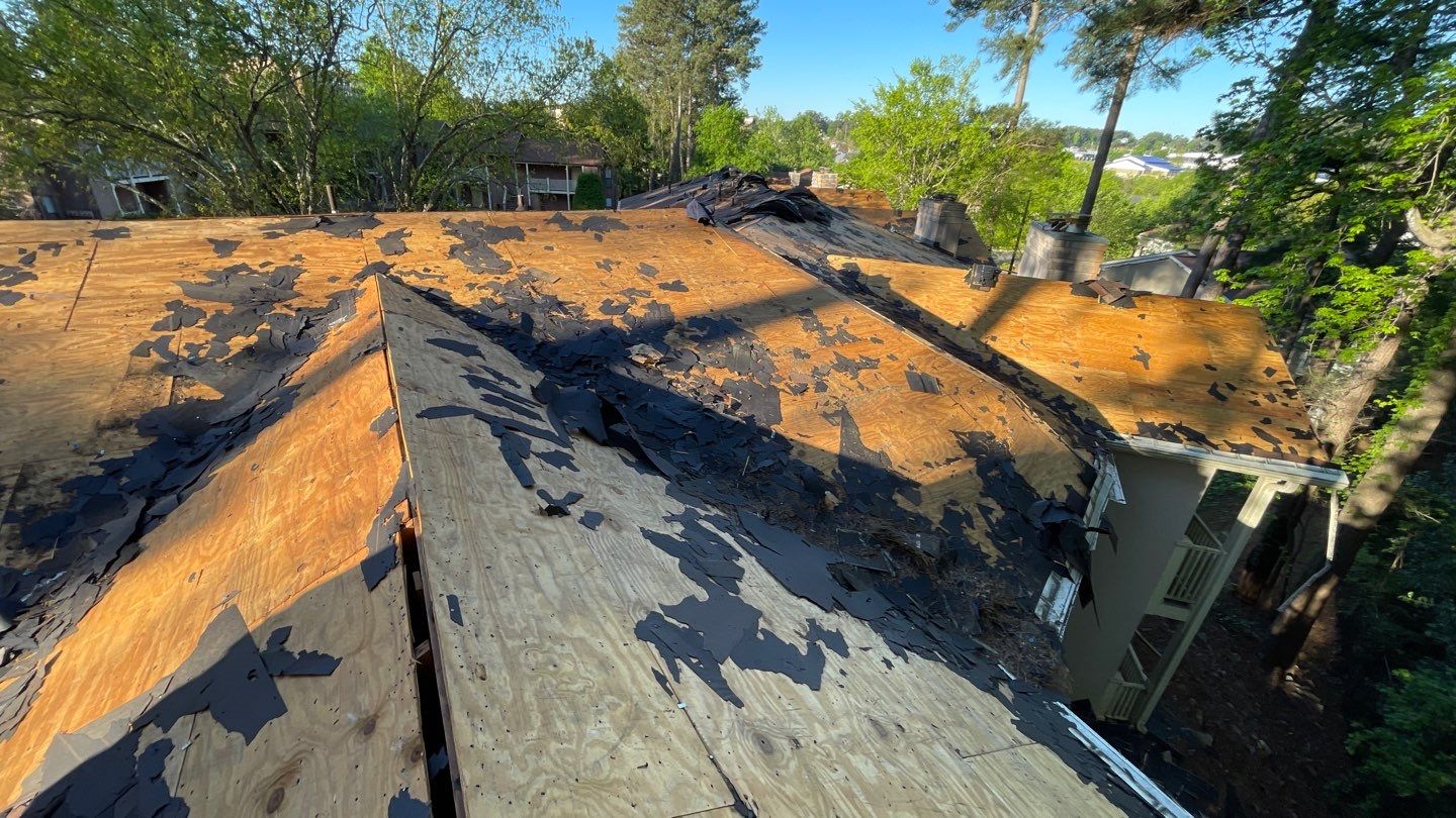 Commercial Roofing Installation using Owens Corning Autumn Brown by Inspector Roofing and Restoration