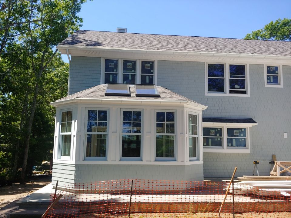 East Falmouth, MA Gutter Installation using 6" Half Round Aluminum Gutter by Gutter Pro Enterprises