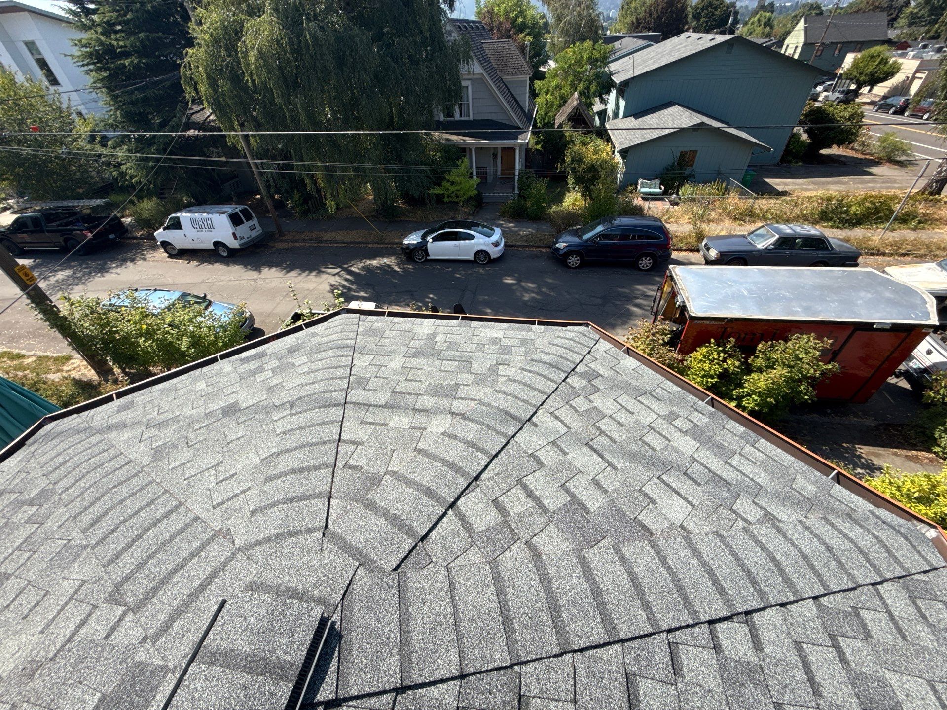 Project in Portland by Tom Leach Roofing