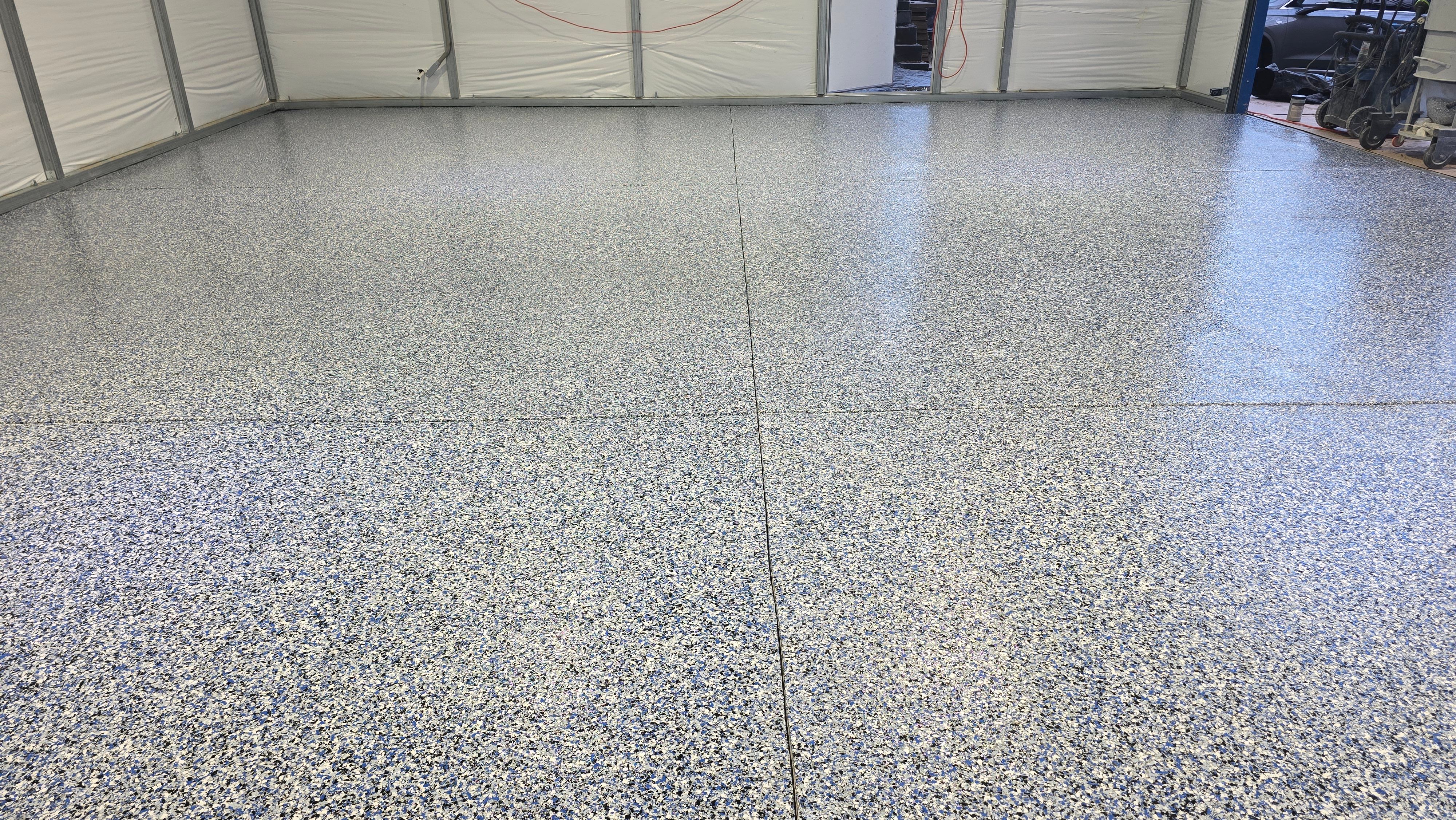Garage Using Denim by Elite Floor Solutions