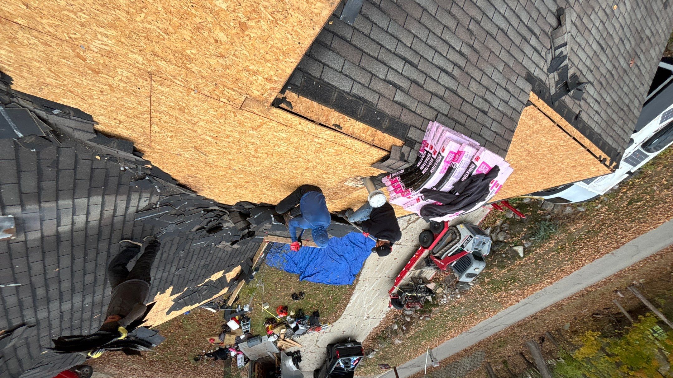 Roof Replacement using Owens Corning Driftwood by 180 Contractors