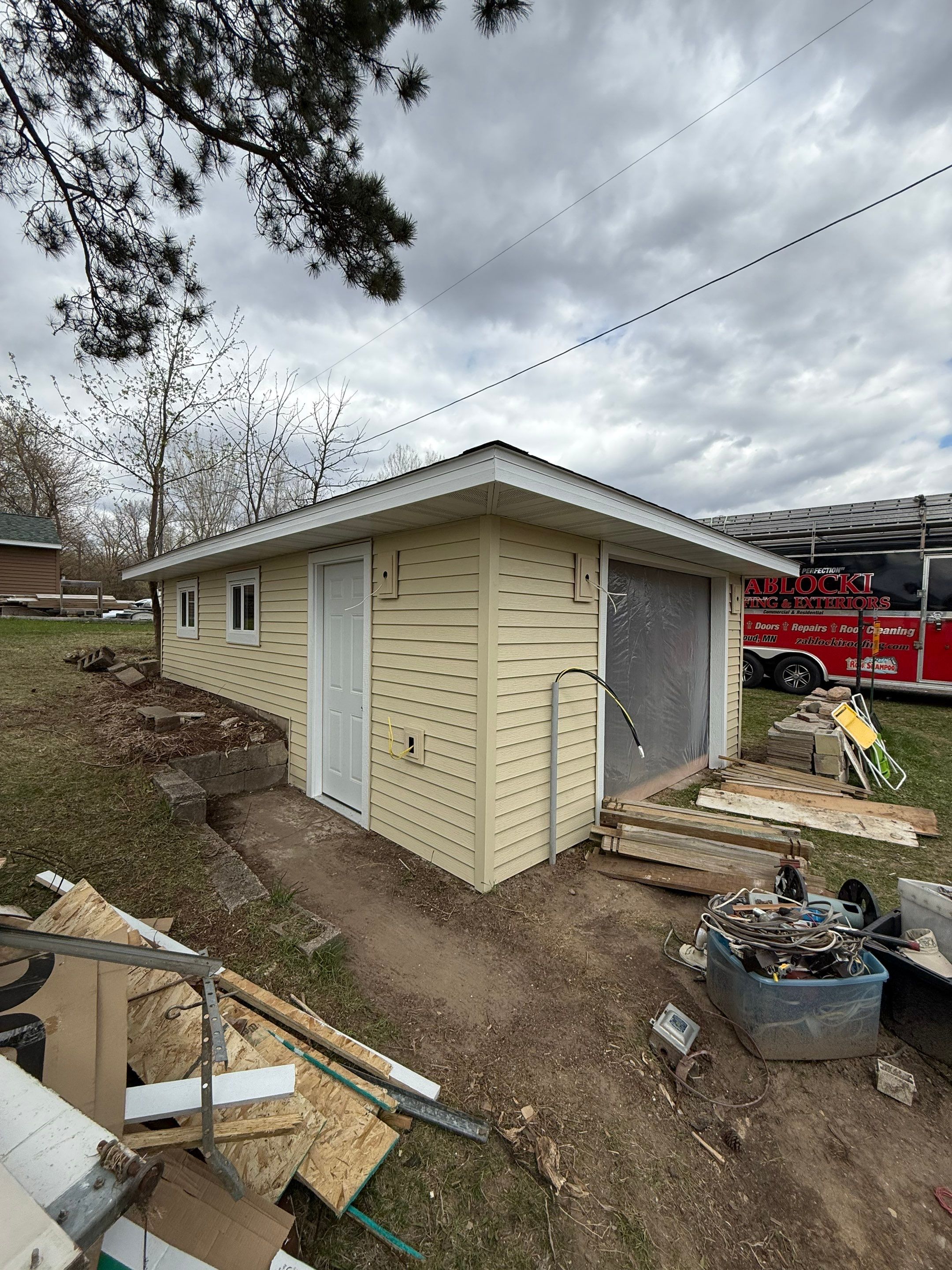 Garage Remodel by Zablocki Roofing & Exteriors