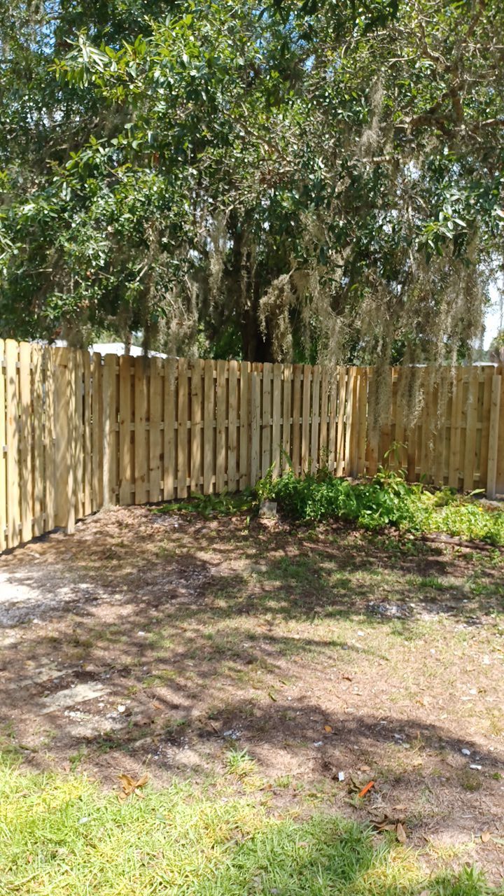 Nokomis, FL 6ft. Tall Treated Wood Shadowbox  by Asap fence and gates, LLC