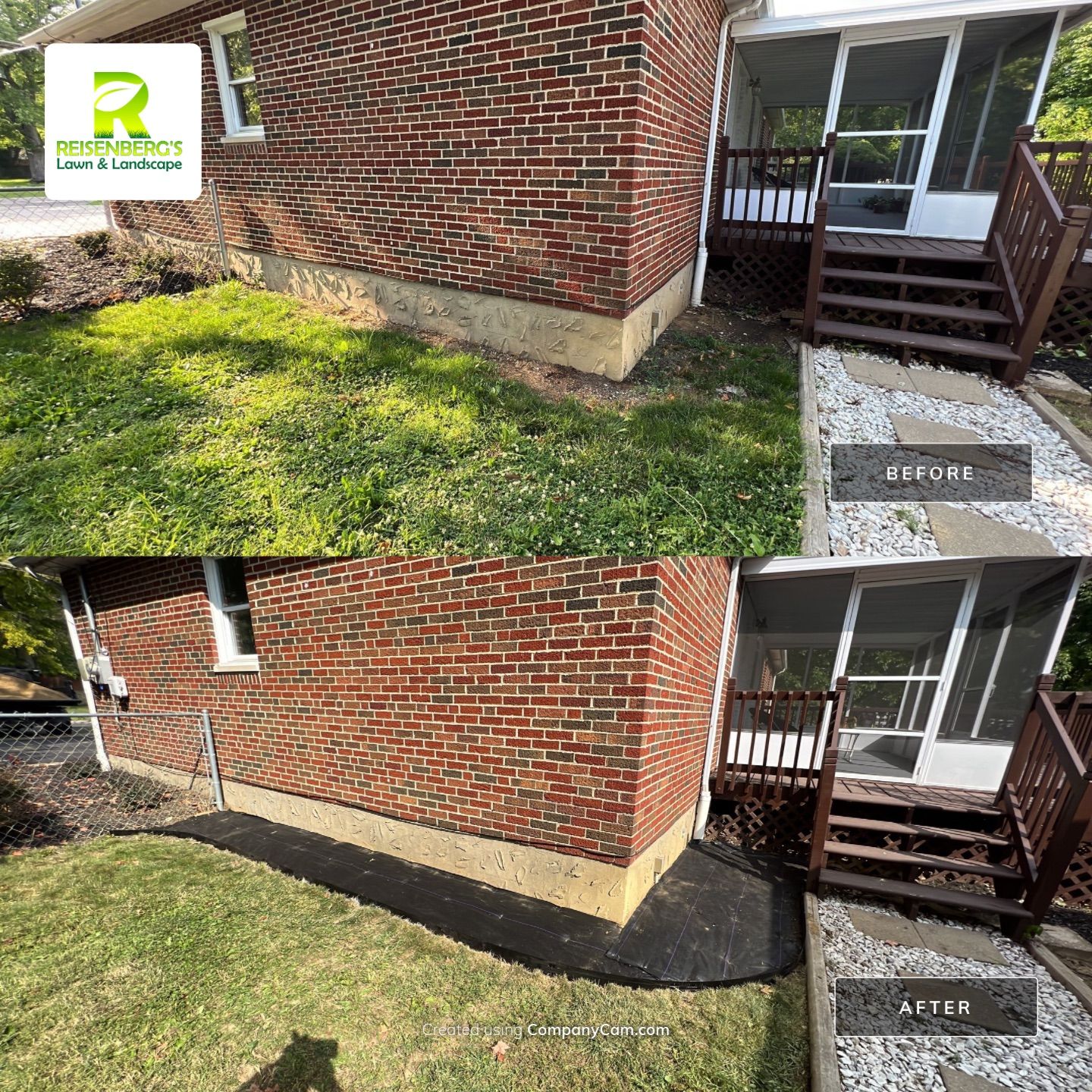 Foundation Grading & Gravel Installation by Reisenberg’s Lawn & Landscape, LLC