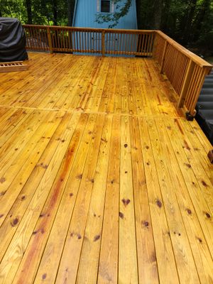 Deck using Wood Sealant
