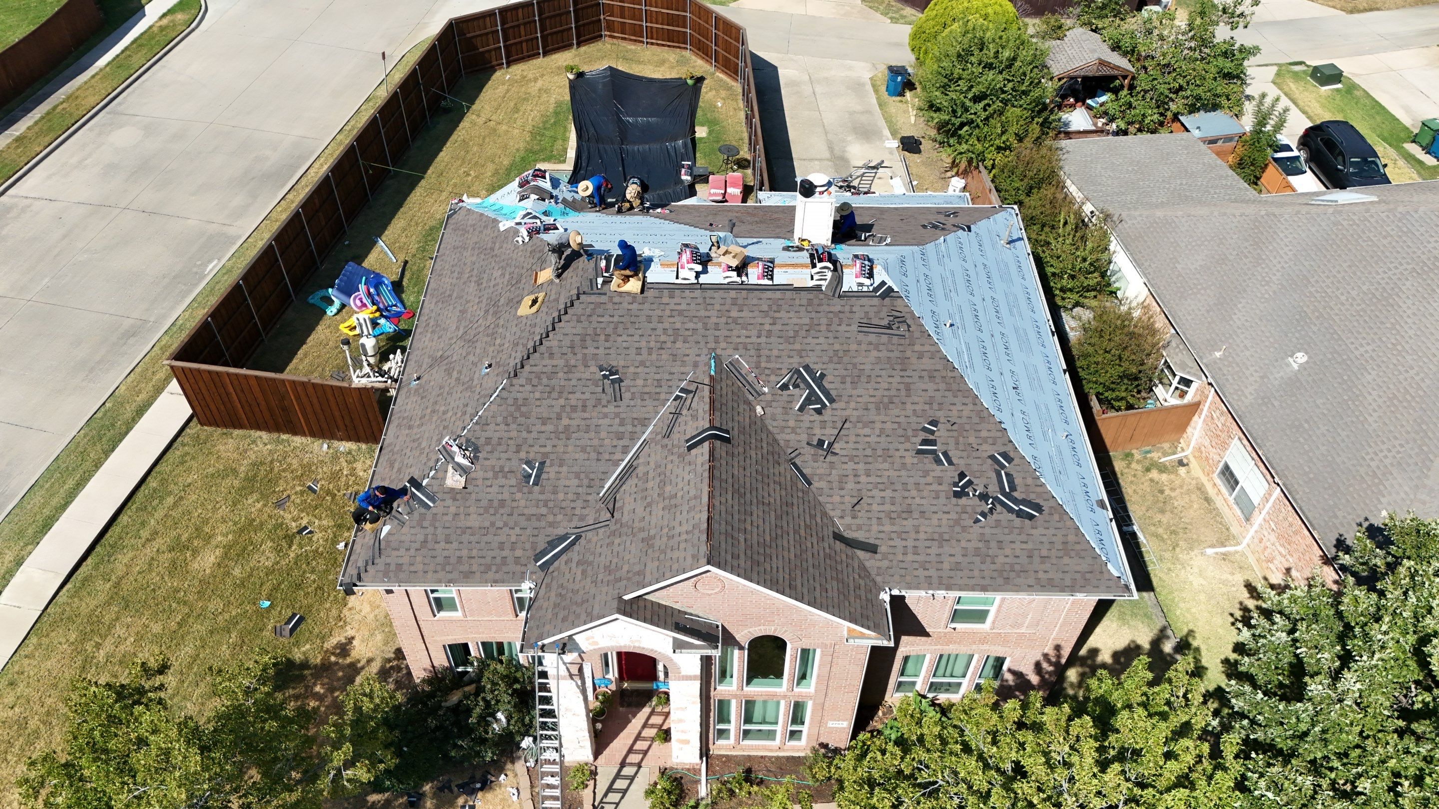 Lewisville Full Roof Replacement Featuring Complete Plywood Re-Decking by Armor Roofing | Exteriors
