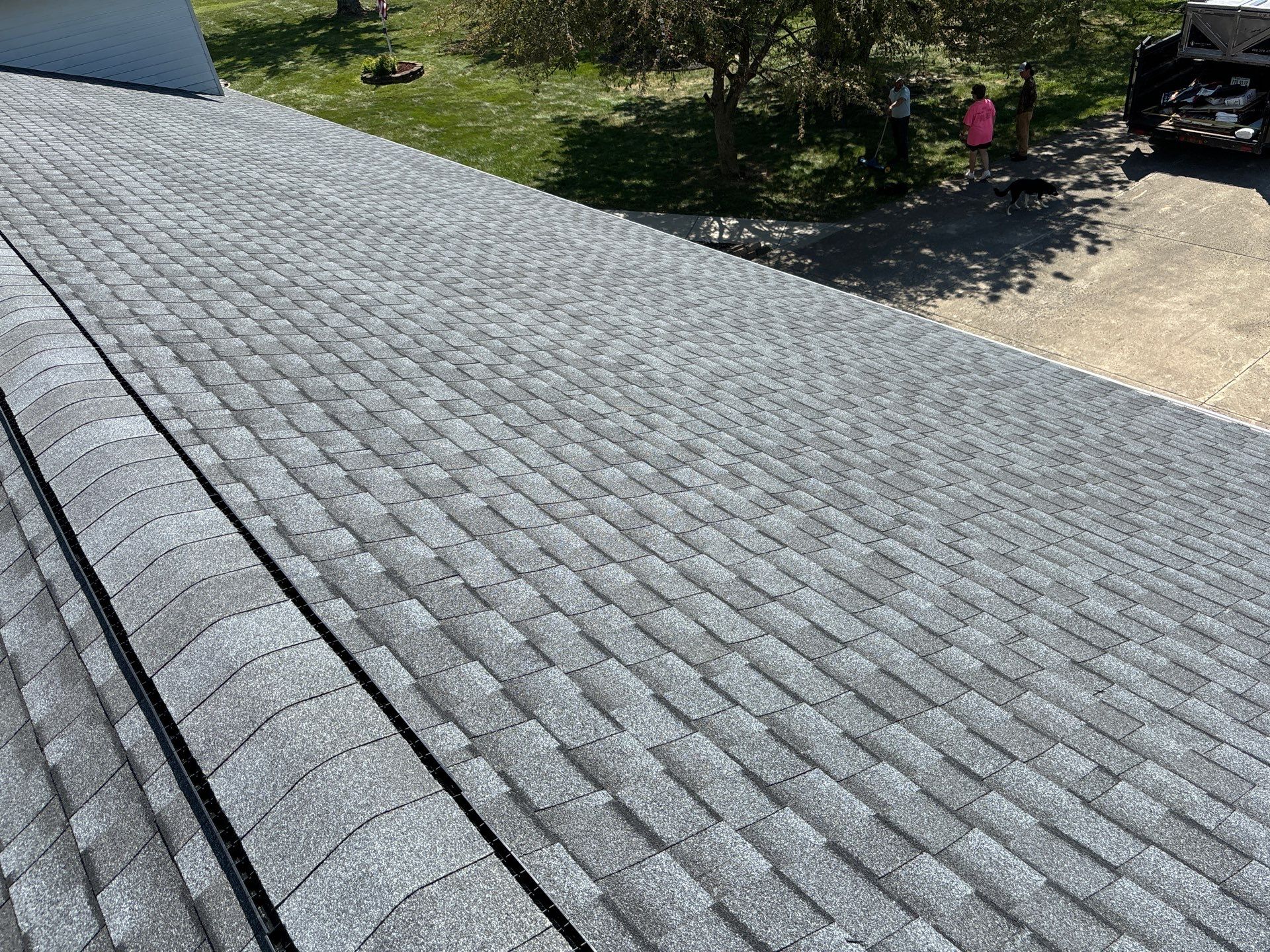 Residential Roofing Installation using Timberline UHDZ Shingles - Pewter Gray by RoofX 