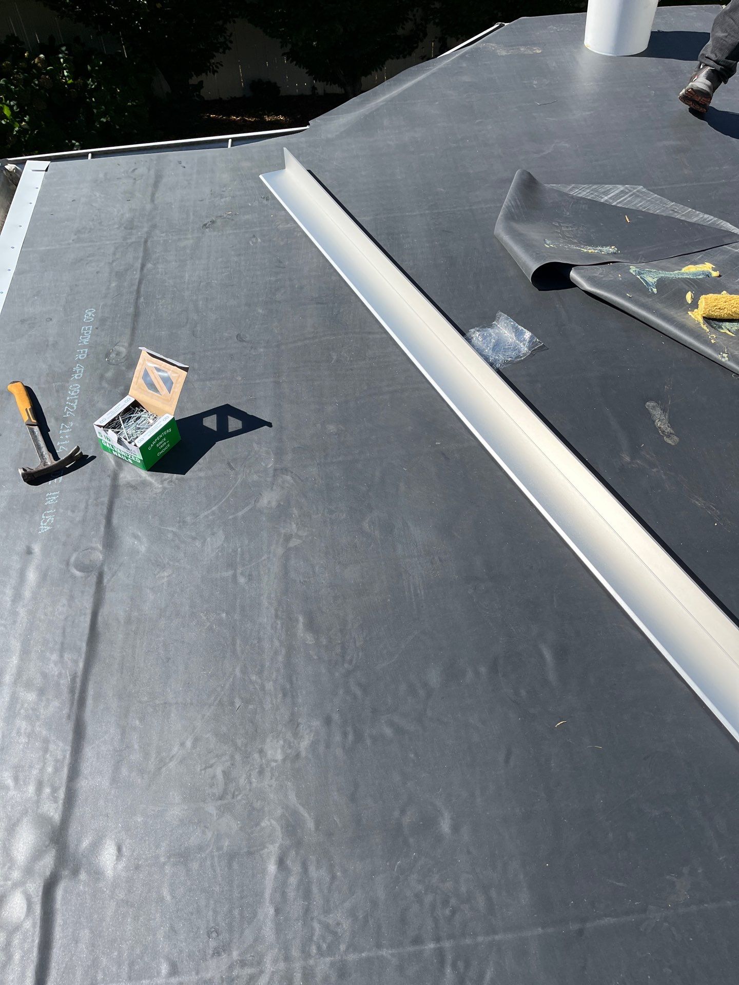 McLean - Residential Flat Roof Replacement with Carlisle Syntec EPDM by RM Banning, Inc.