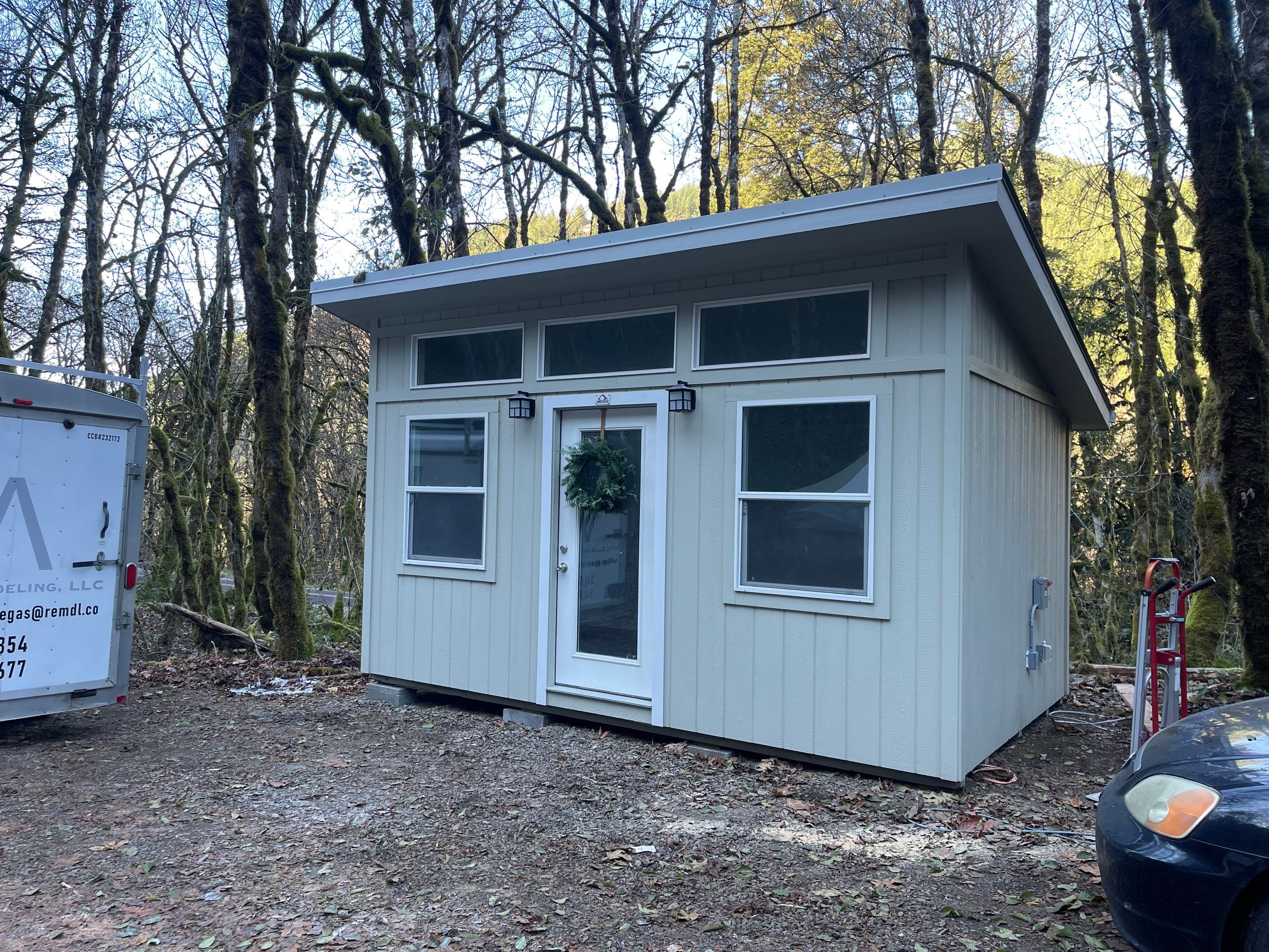 Shed Interior Finish by Villegas Remodeling, LLC