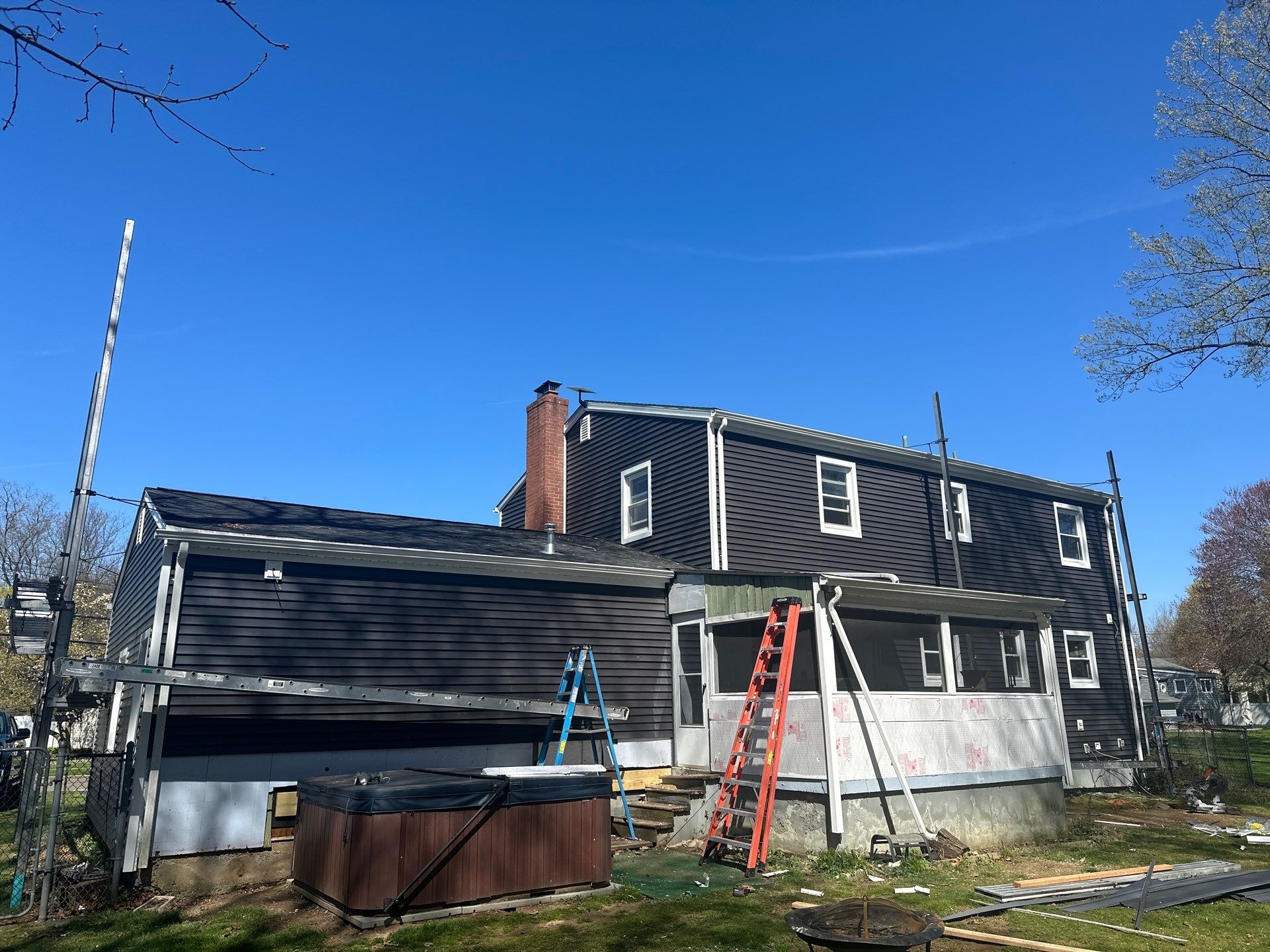 Siding Installation using Royal Building Products Carbon by A Plus Exterior