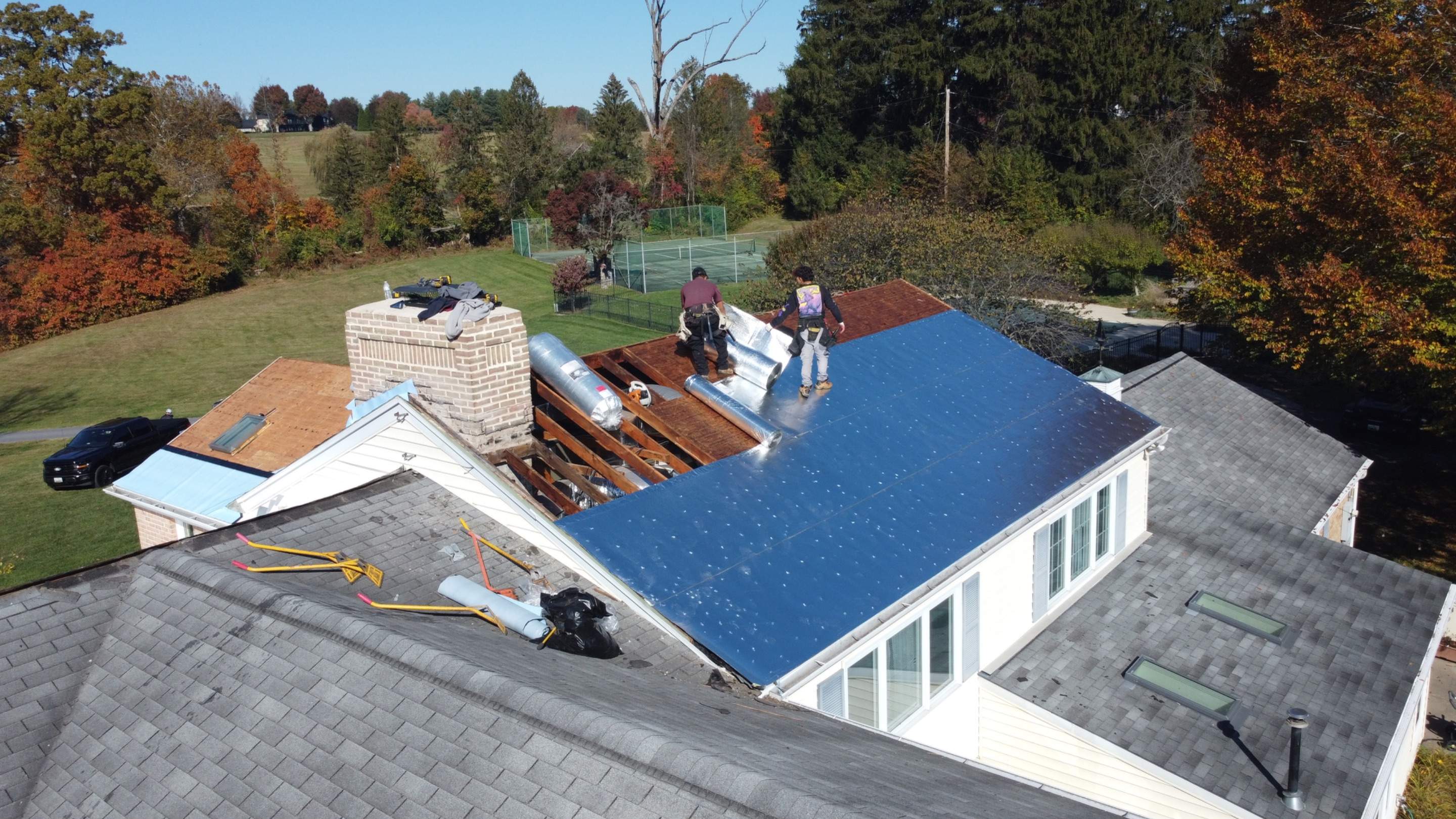 Residential Roofing Installation using Standing Seam Metal Roof | Mechanically Fastened | 24 Gauge by Matter Roofing & Construction