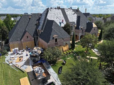Residential Roof Replacement using CERTAINTEED BELMONT IR BLACK GRANITE