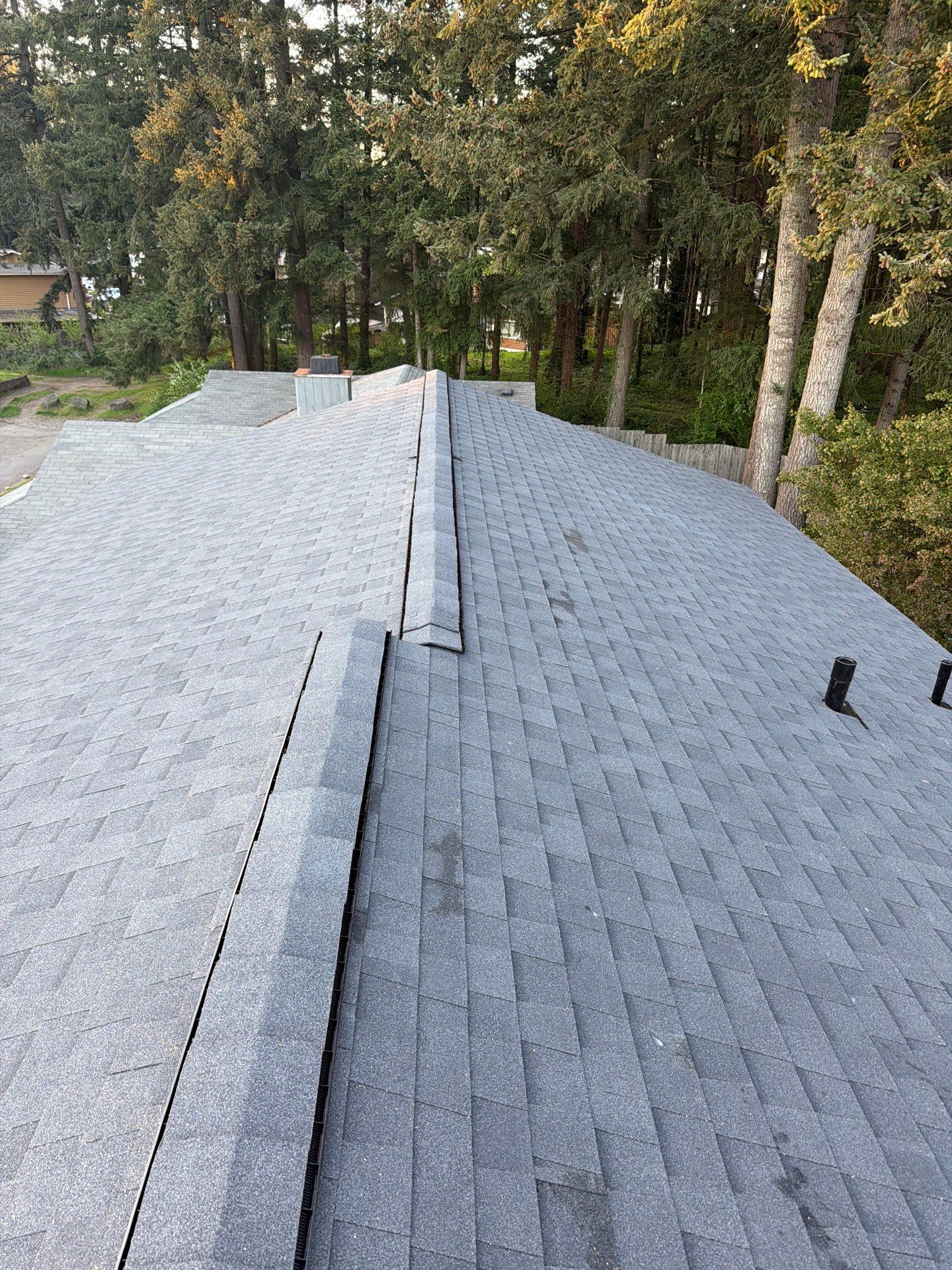 Residential Roofing Installation using GAF UHDZ Shingles by Roofing Formula LLC