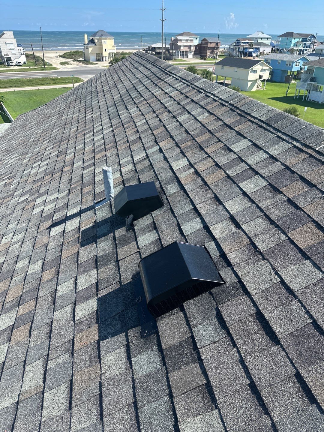 Hail Damage using Owen's Corning Duration (Lifetime) Shingles by Roof Repair Company