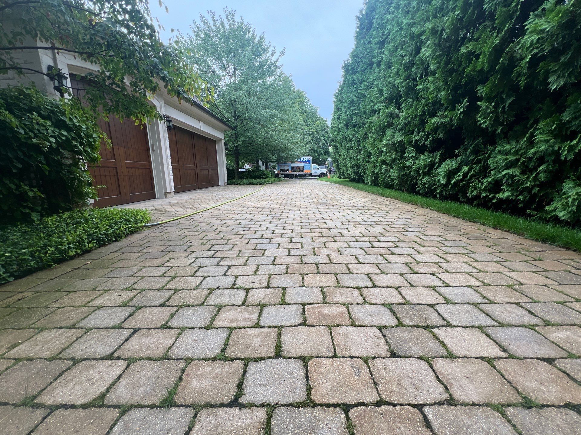 Brick paver clean, sand and seal.  using Surebond SB-1300 by Northern Power Washing LLC.