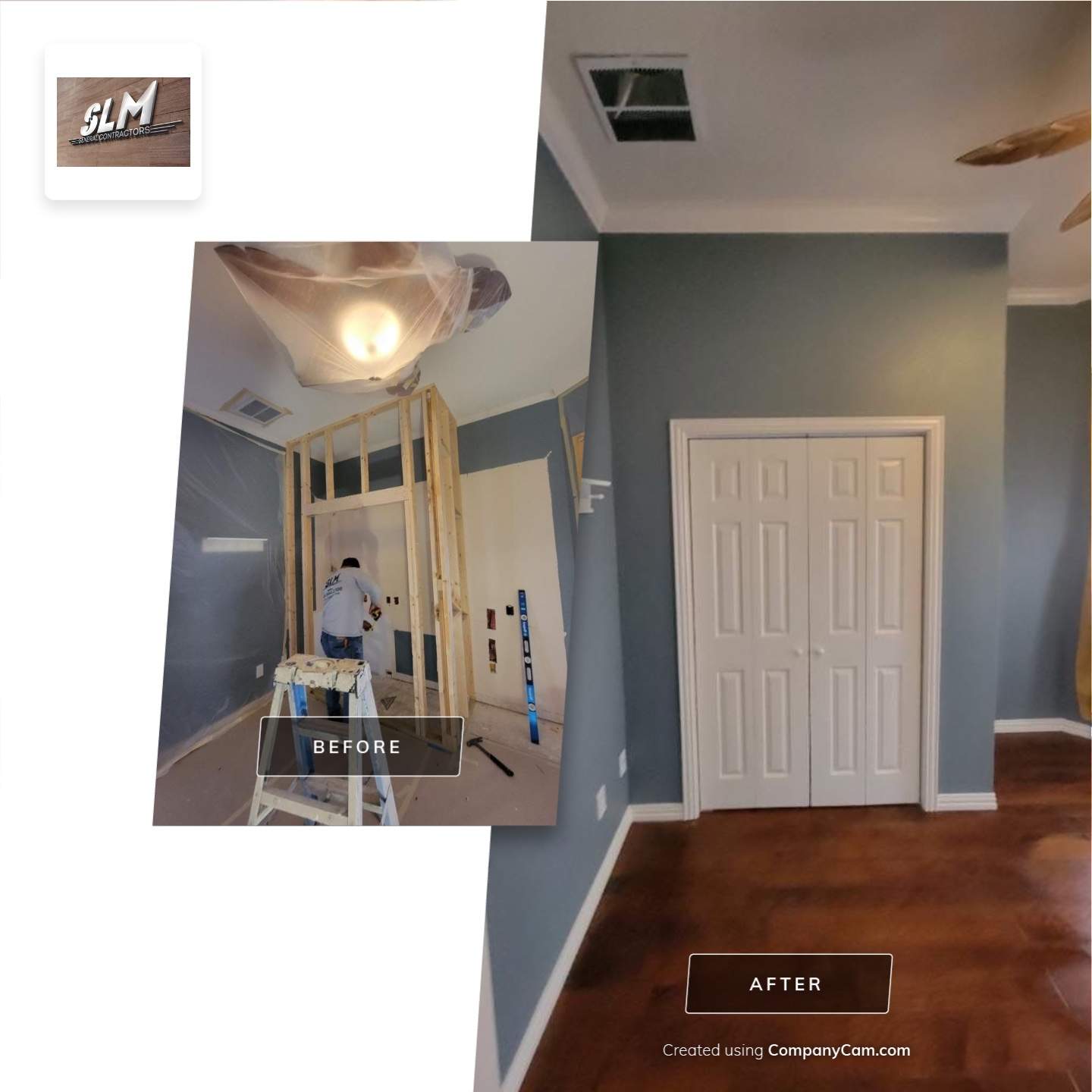 Closet Build by SLM General Contractors & Roofing