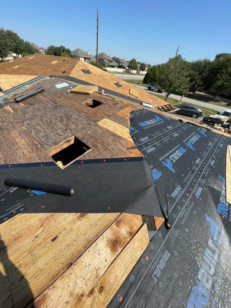 Residential Roofing Installation using Synthetic Underlayment & Replacing Rotted Decking by Black Coast Roofing