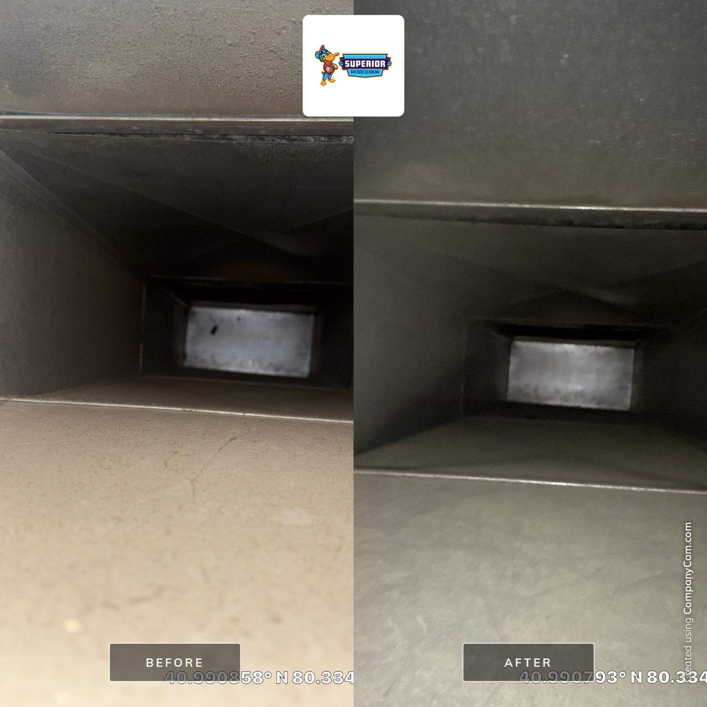 Air Duct Cleaning With a Vacuum Truck in New Castle, PA by Superior Air Duct Cleaning