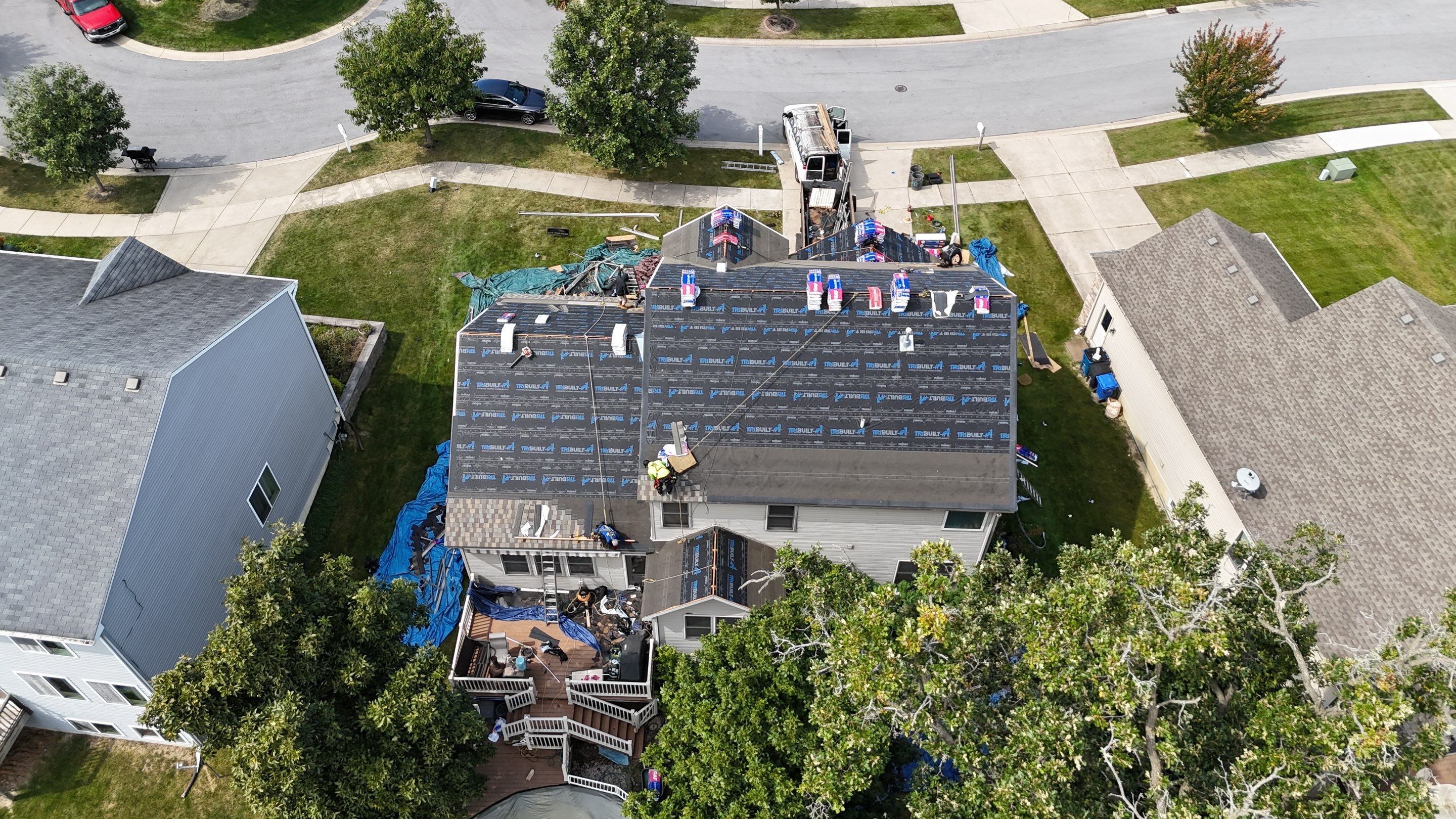 Roof replacement by Optimal Home Improvement 