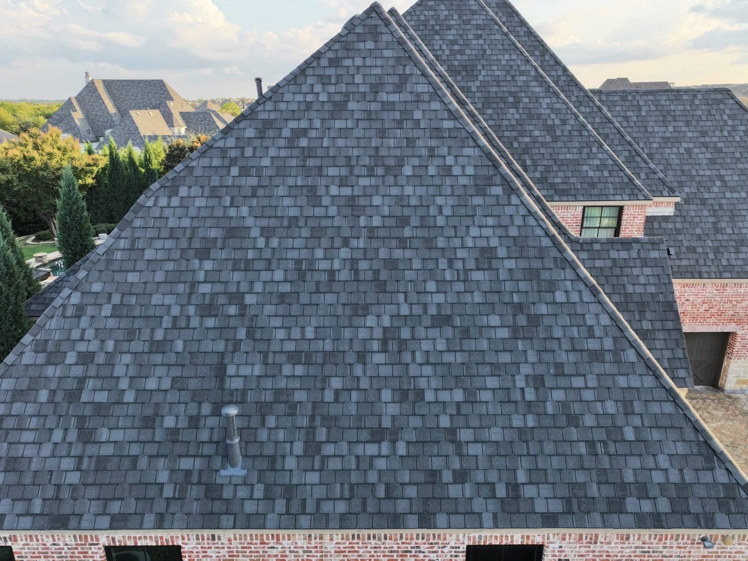 Residential Roof Replacement using CERTAINTEED BELMONT IR BLACK GRANITE by Elite Roofing LLC