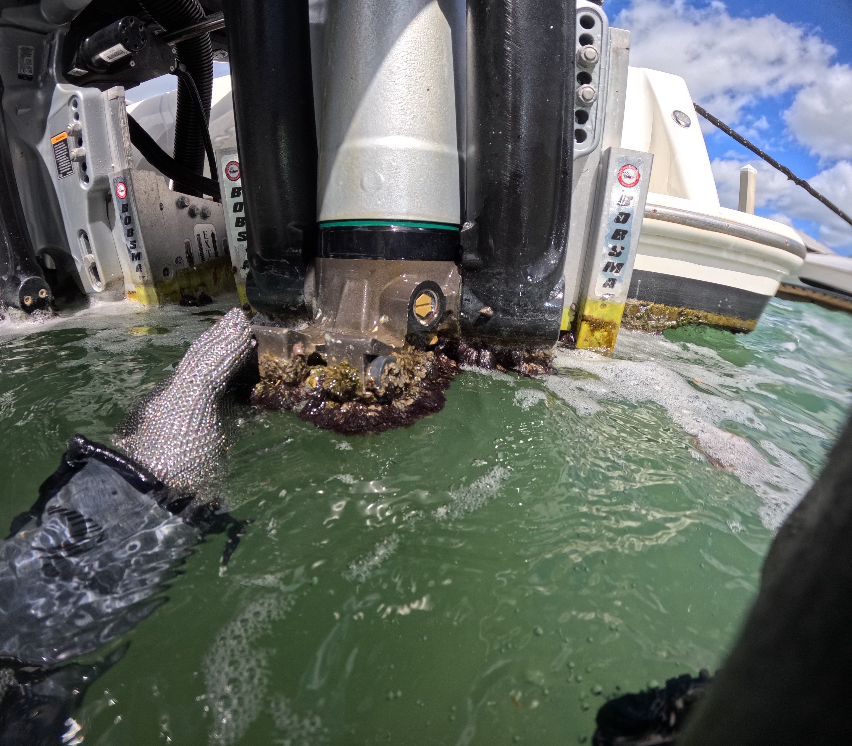 Project in Marco island, FL by Florida Hull Cleaning 