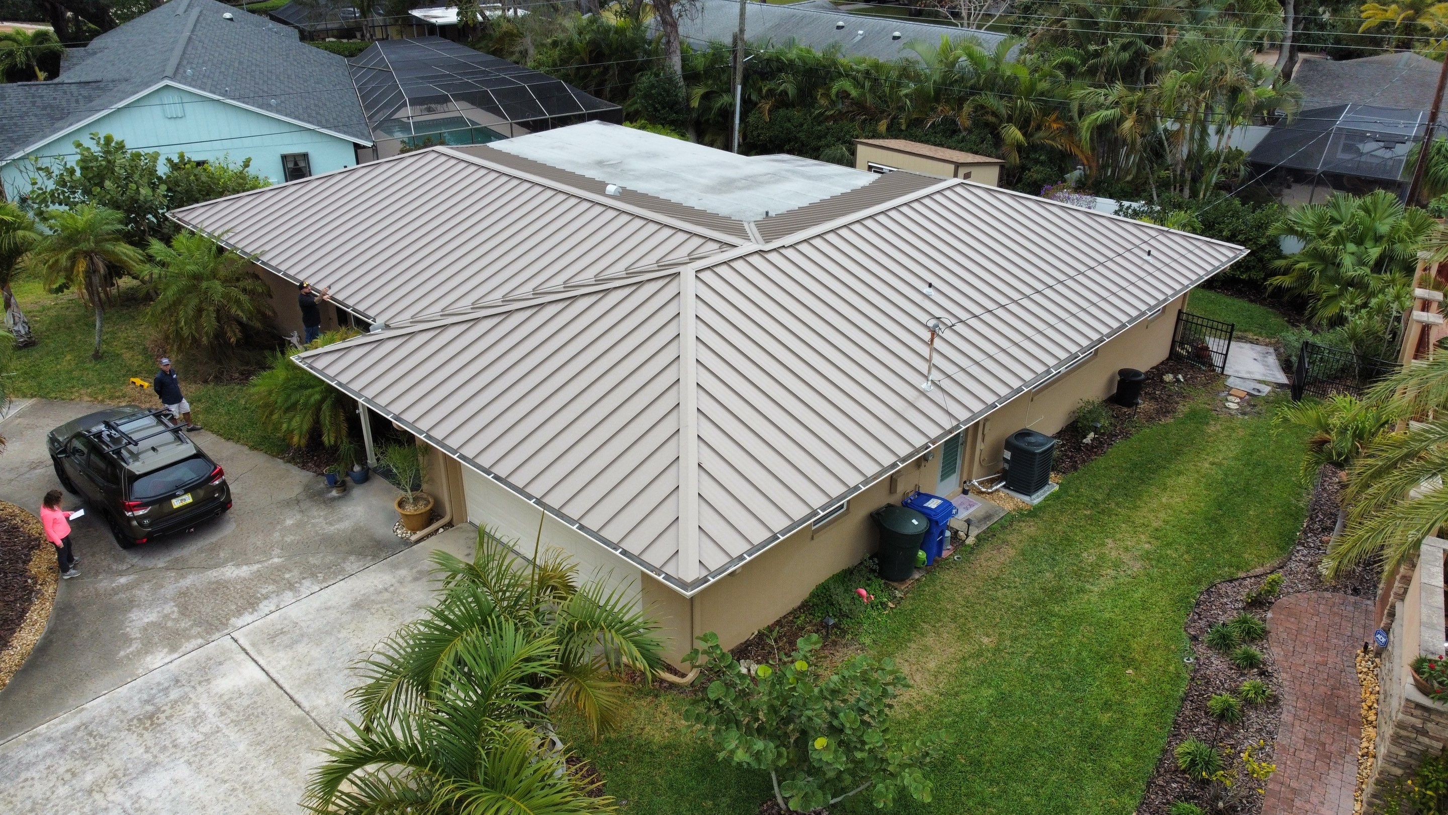 Standing Seam Metal Roof Replacement in Dunedin, FL by Steadfast Roofing 
