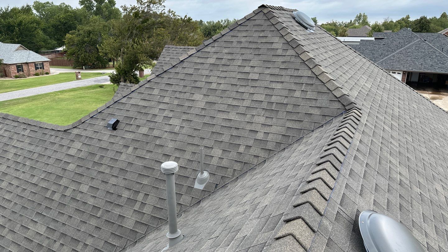 roof, vent, & gutter replacement in Blanchard by McCann's Roofing and Construction