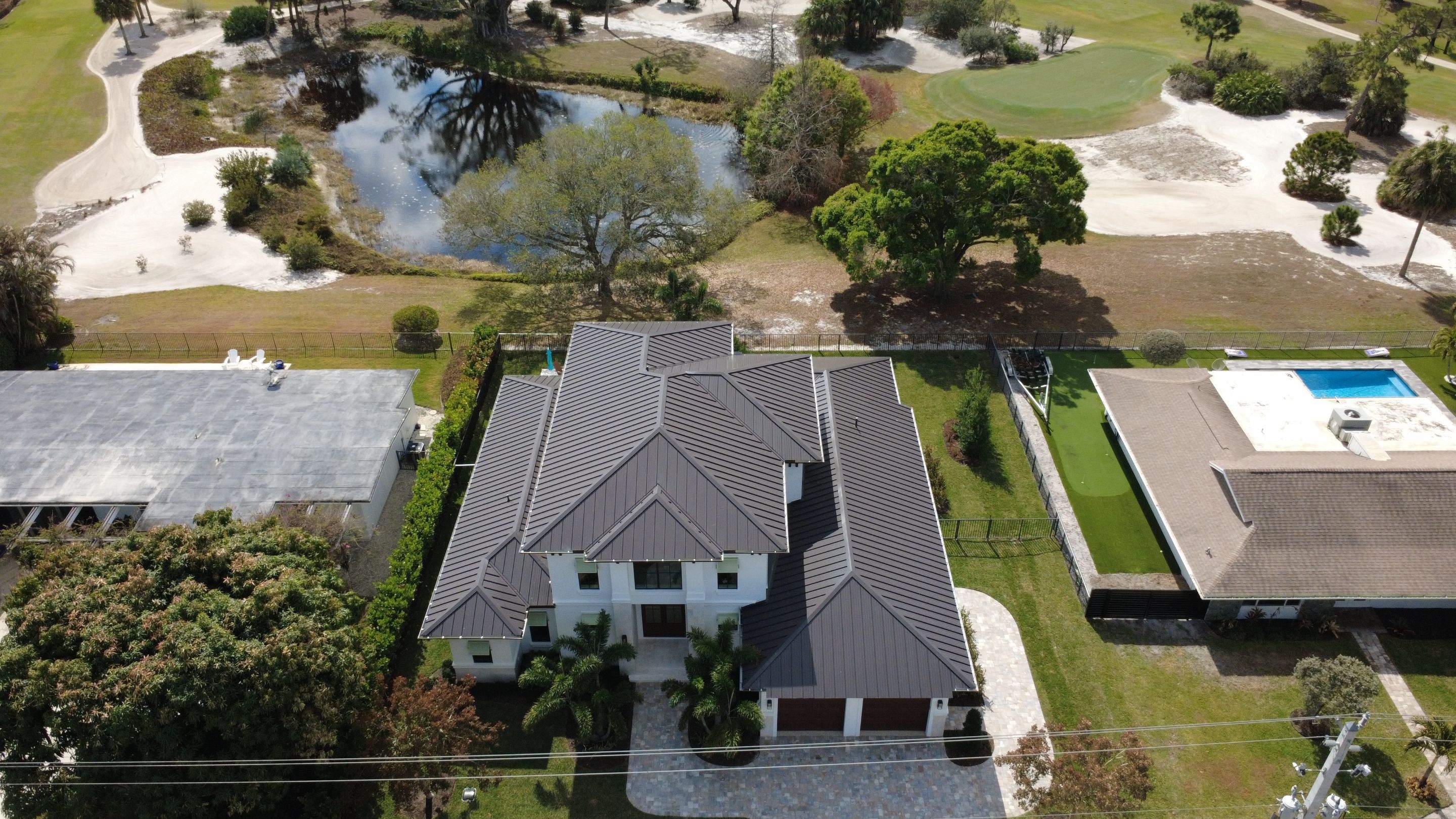 Kynar (Color Coated) Standing Seam Metal Roof Installation by Sailfish Roofing