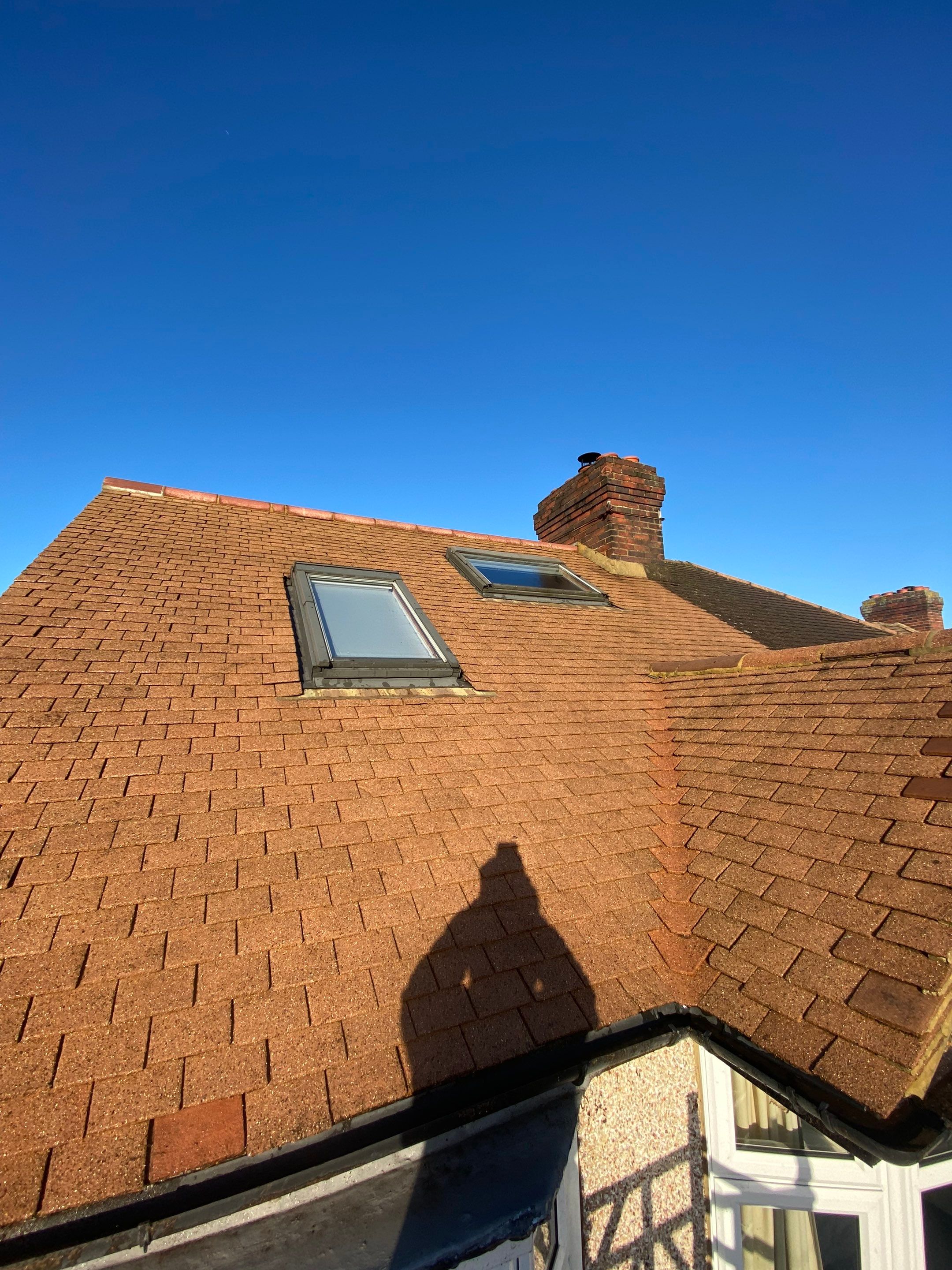 Roof Clean  - Moss Removal - Gutter Clean using Honda 15lpm Low Pressure Washing Machine by Ges Exterior Cleaning ltd