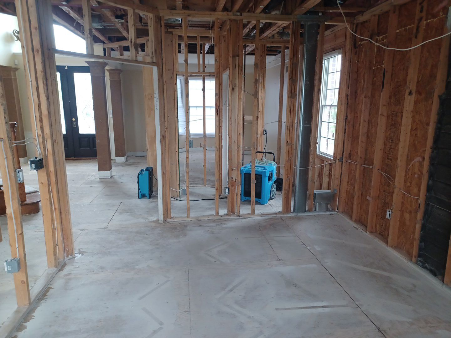 Project in West Bloomfield by EzDry Water Mitigation & Property Restoration