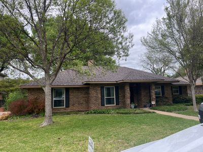 Brown brick with IKO Shadow Brown