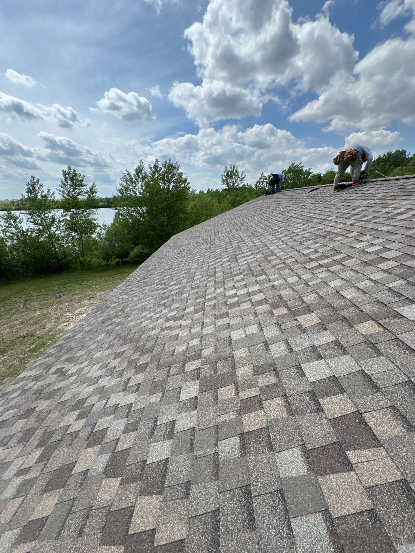 Titan XT Architectural Shingle Roof Installation in Wisner by Crows Roofing LLC