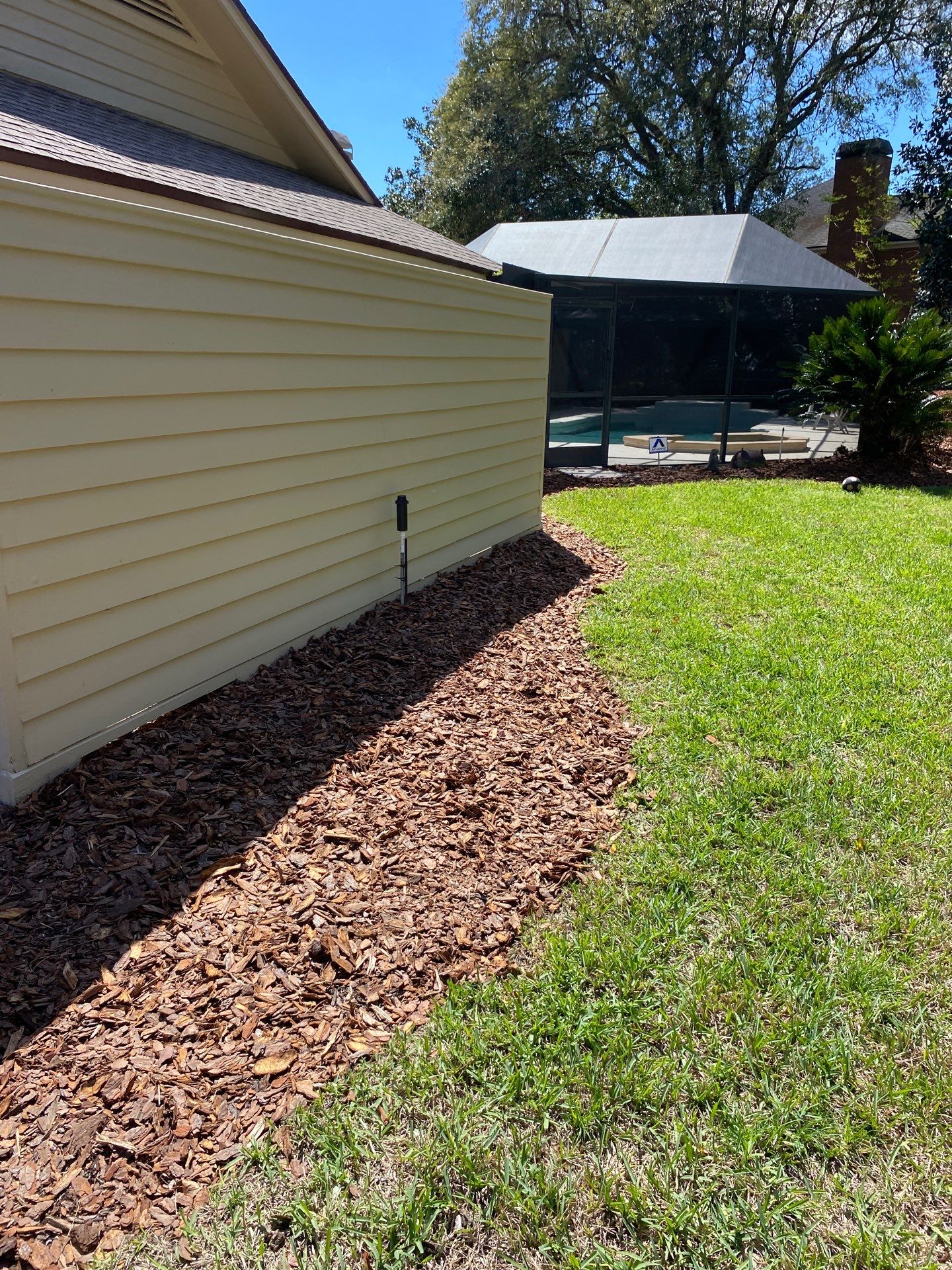 Deerwood Resident | Pine Bark Install by ProGreen Services