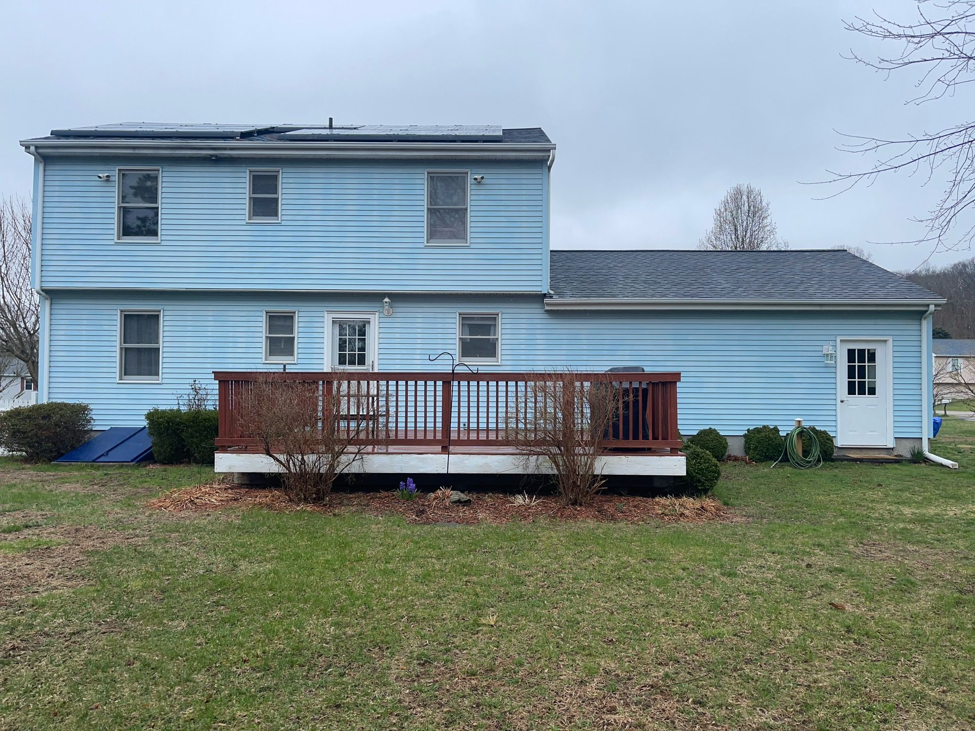 Siding Installation using CertainTeed Monogram Vinyl Siding - D4 - Desert Tan by A Plus Exterior
