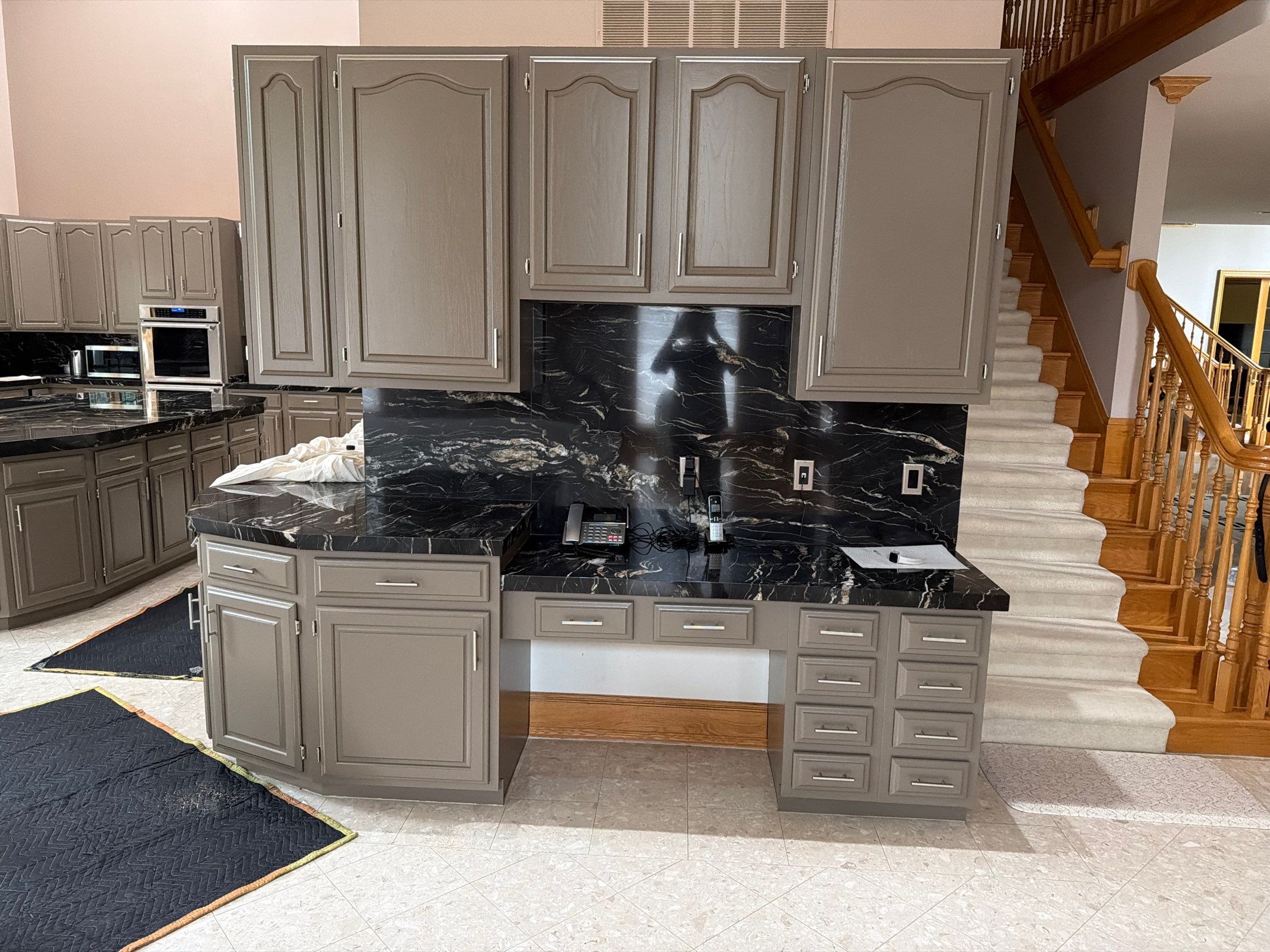 Complete Cabinet Refinishing in Bloomfield Hills by Top Shelf Painter