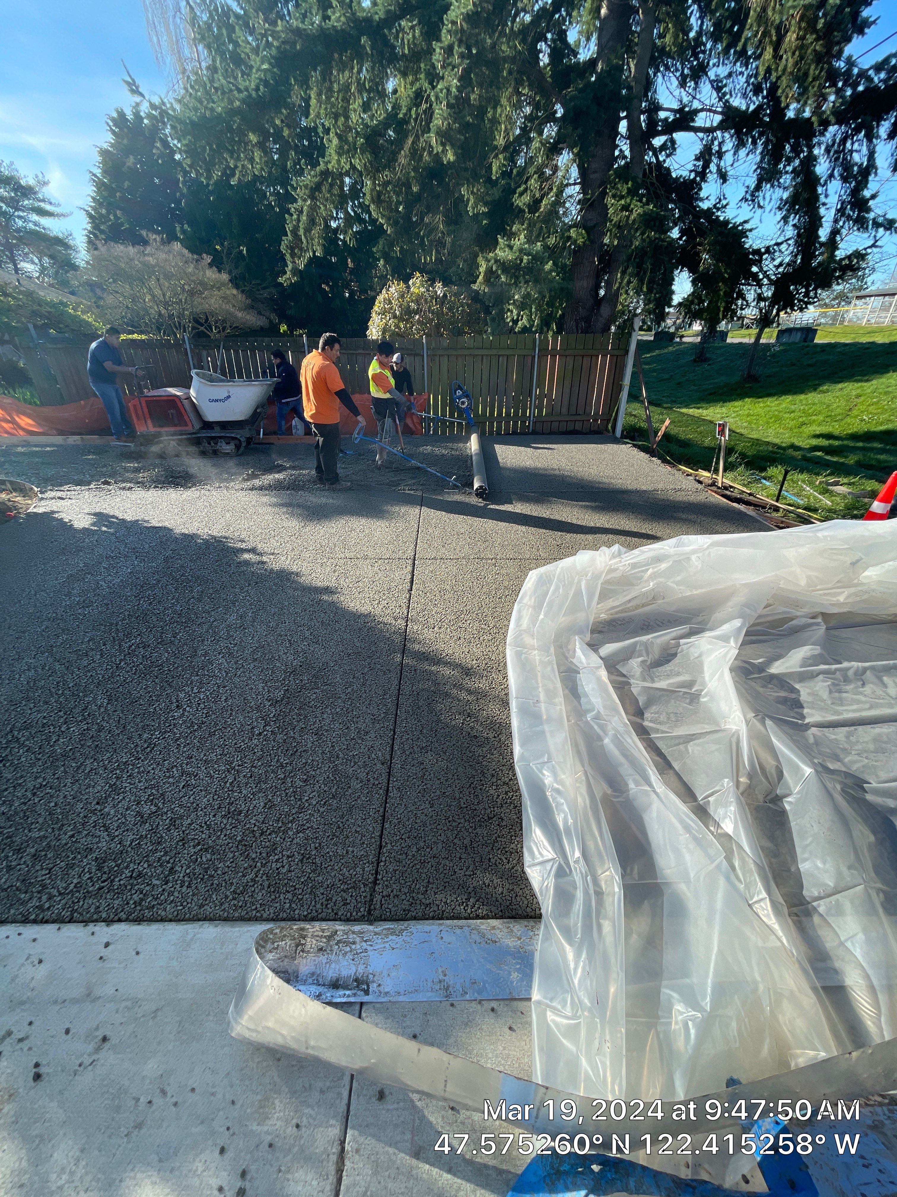 Ron | Pervious Concrete Driveway  by Jireh Asphalt & Concrete Inc 