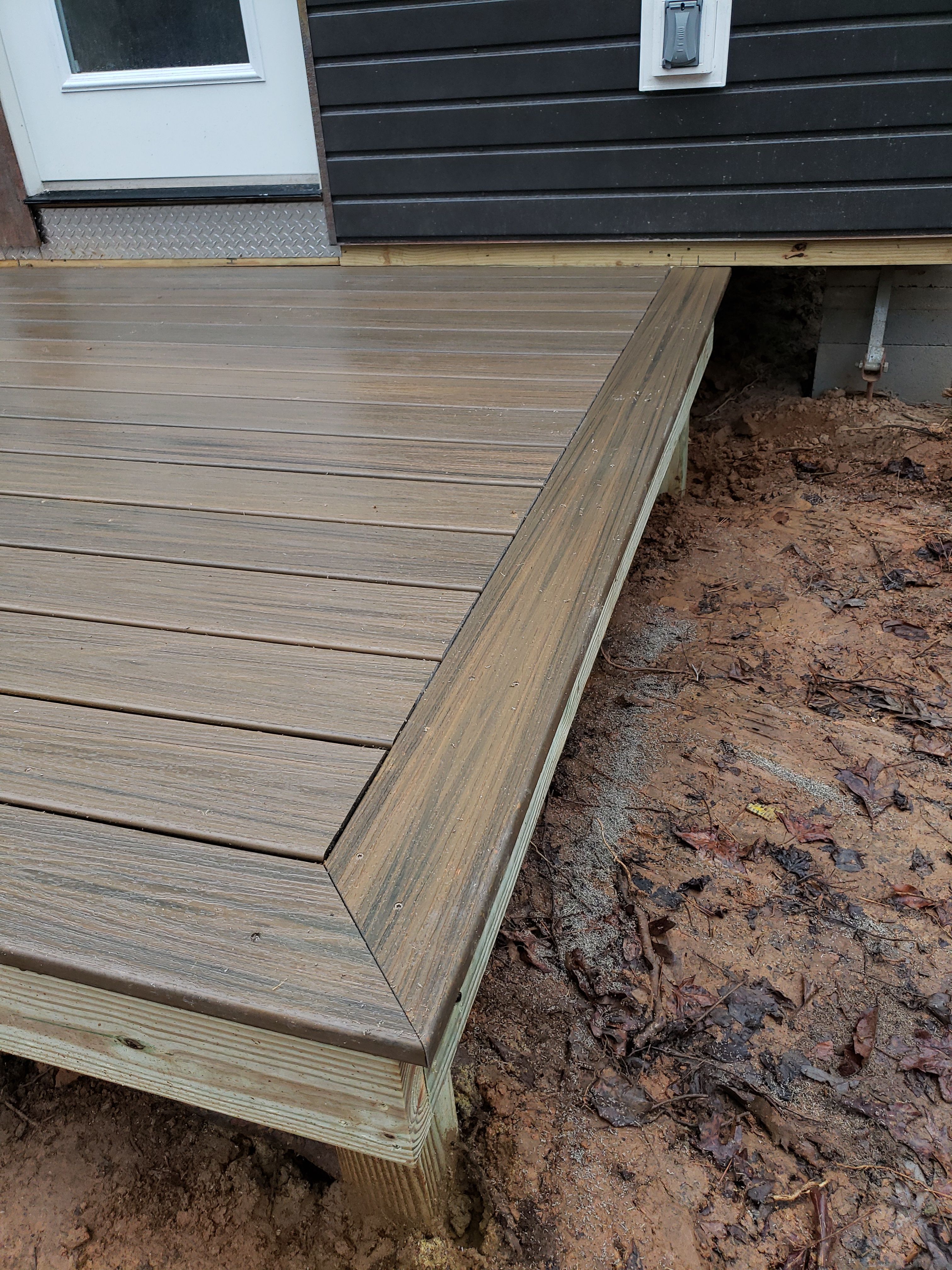 Low-Profile Composite Deck Build by A Step Above Handy LLC 