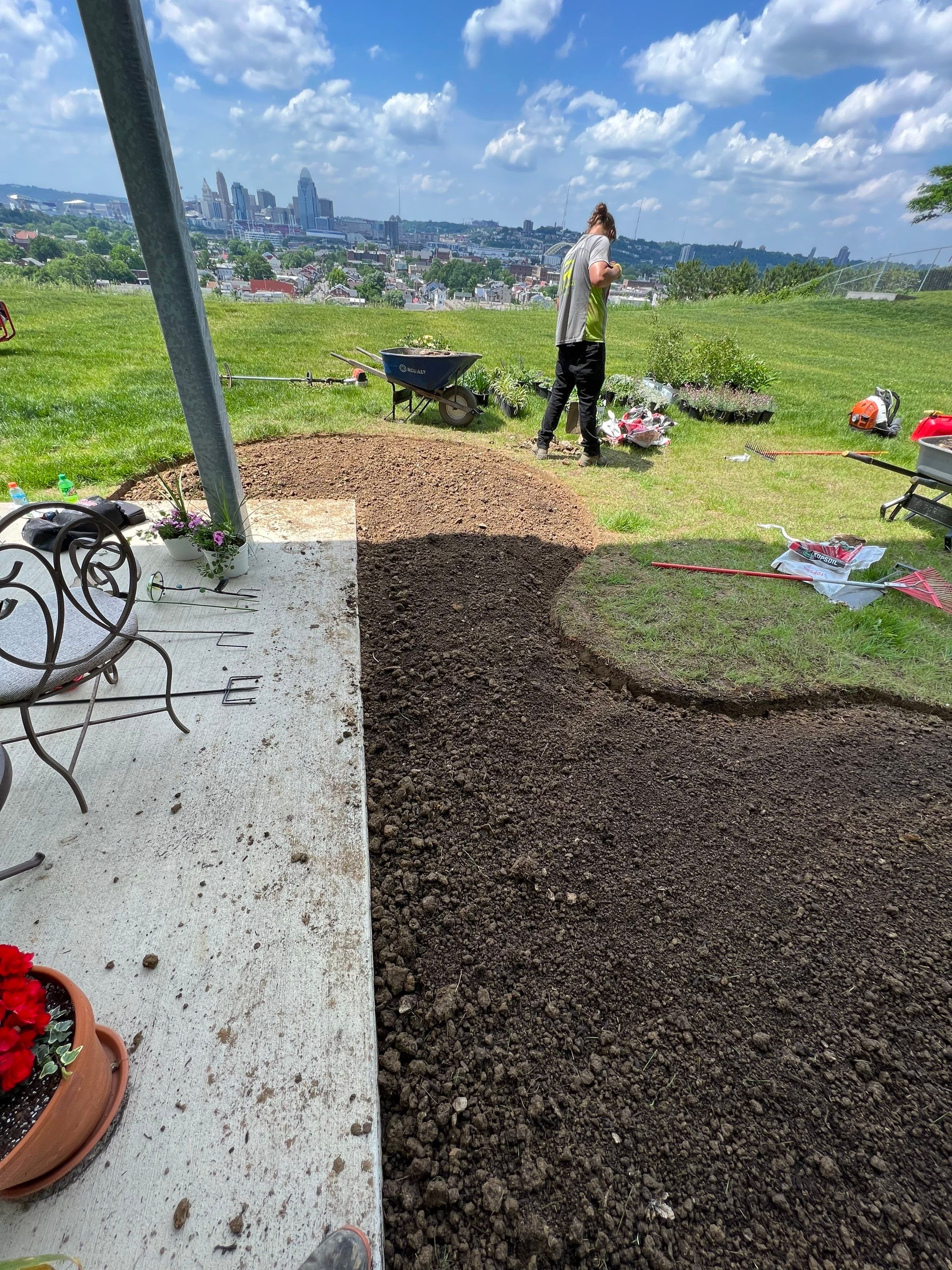Landscape Bed Creation & Plant Install by Reisenberg’s Lawn & Landscape, LLC
