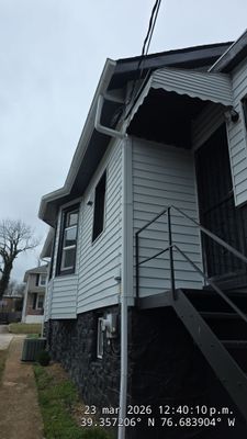 Gutter project in Baltimore