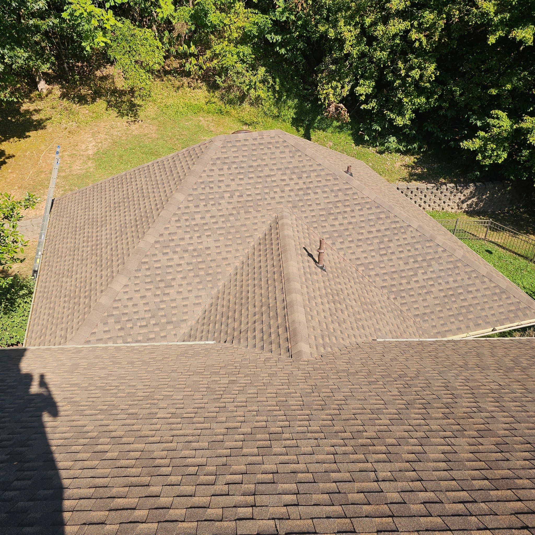Residential Roofing Installation using GAF Timberline HDZ Barkwood by Rainstoppers Roofing