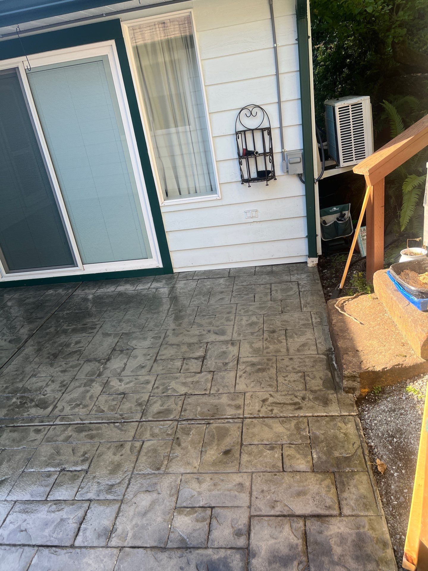 Stamped Concrete Patio and Driveway | Edmonds  by Jireh Asphalt & Concrete Inc 