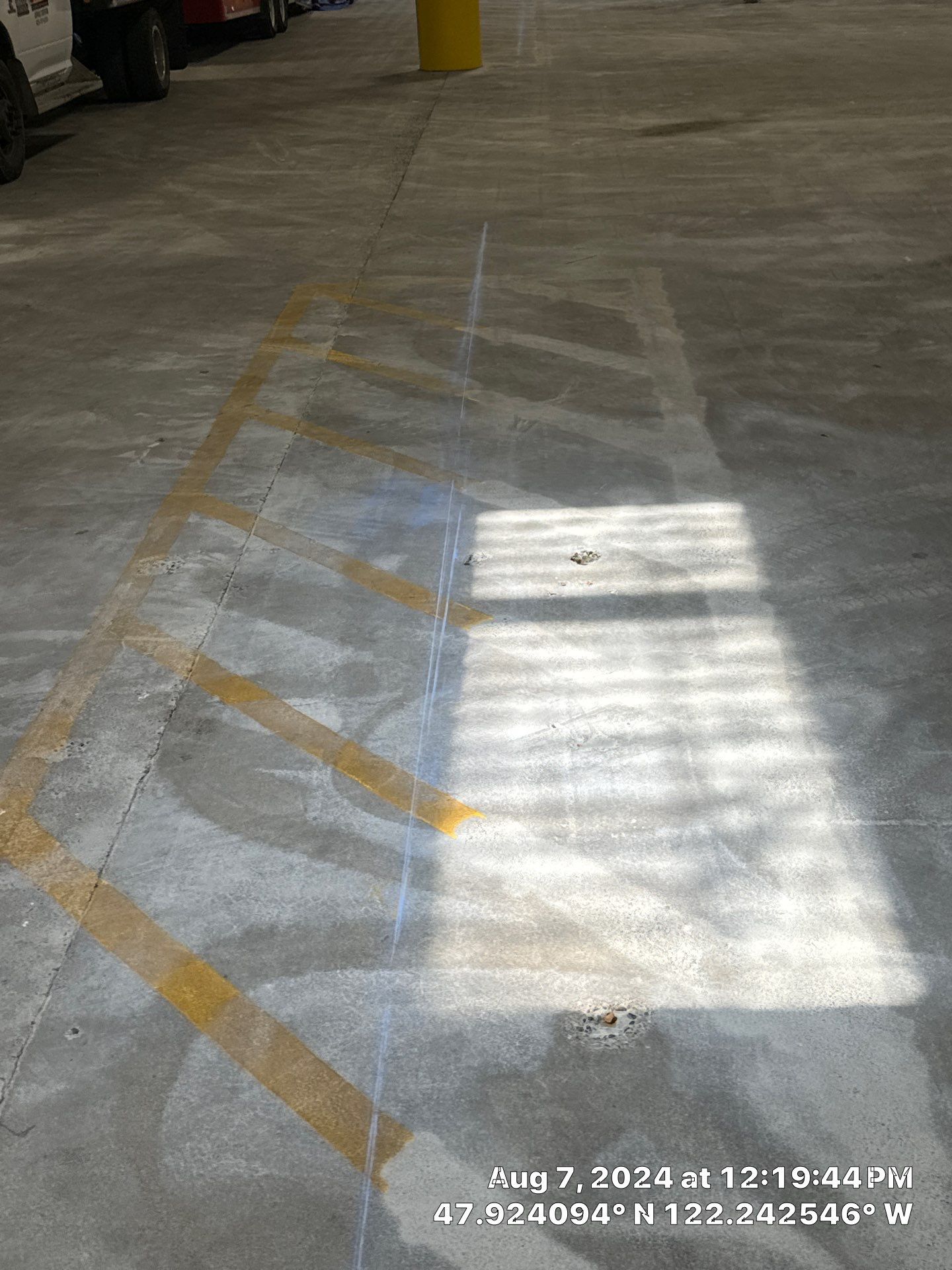 USPS Asphalt Patch Repair, Indoor Parking Lot Sandblast, Outdoor Parking Lot Sealcoating & Indoor/Outdoor Parking Lot Striping  by Jireh Asphalt & Concrete Inc 