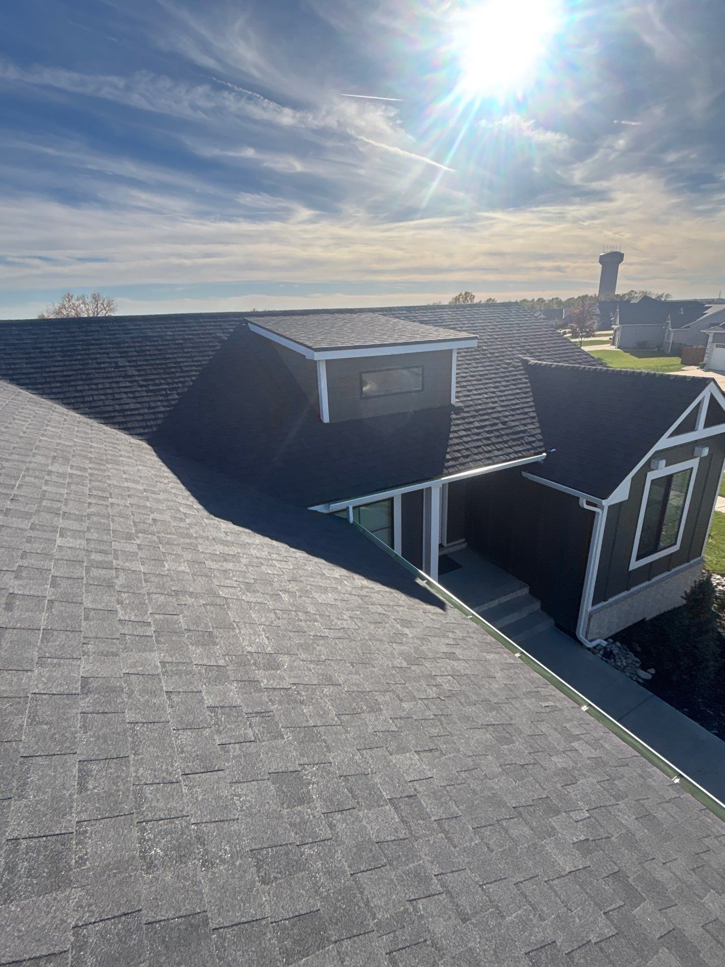 Hailstorm Roof & Guttering Replacement on Residential Home by Eaton Roofing