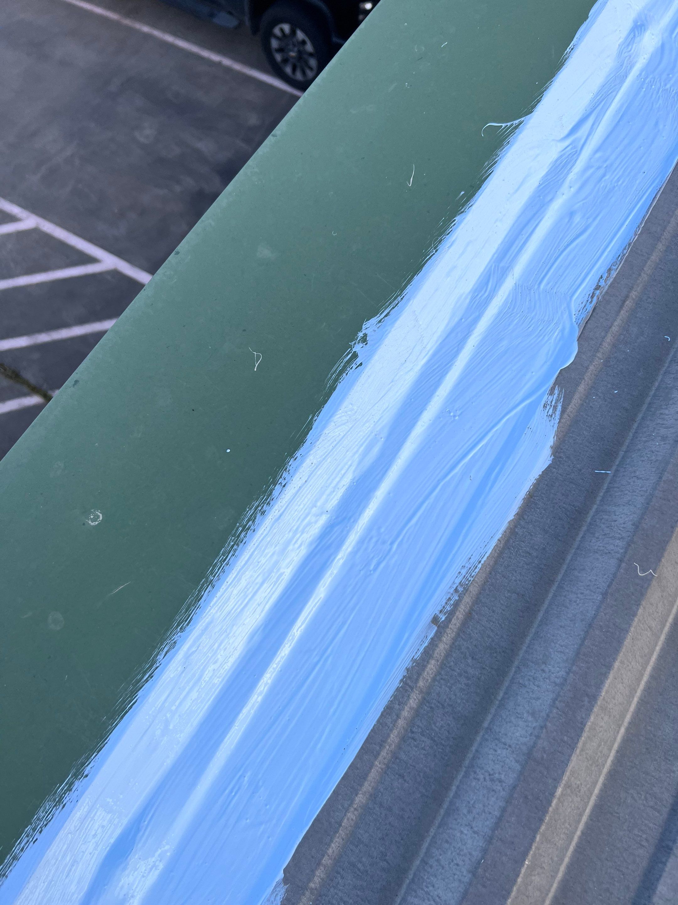 Hail Damage using Metal by Roof Repair Company