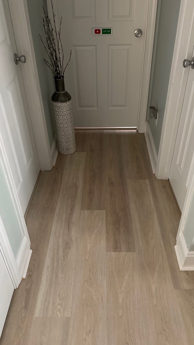 LVP Installation Throughout Home by Footprints Floors of Coastal Carolina