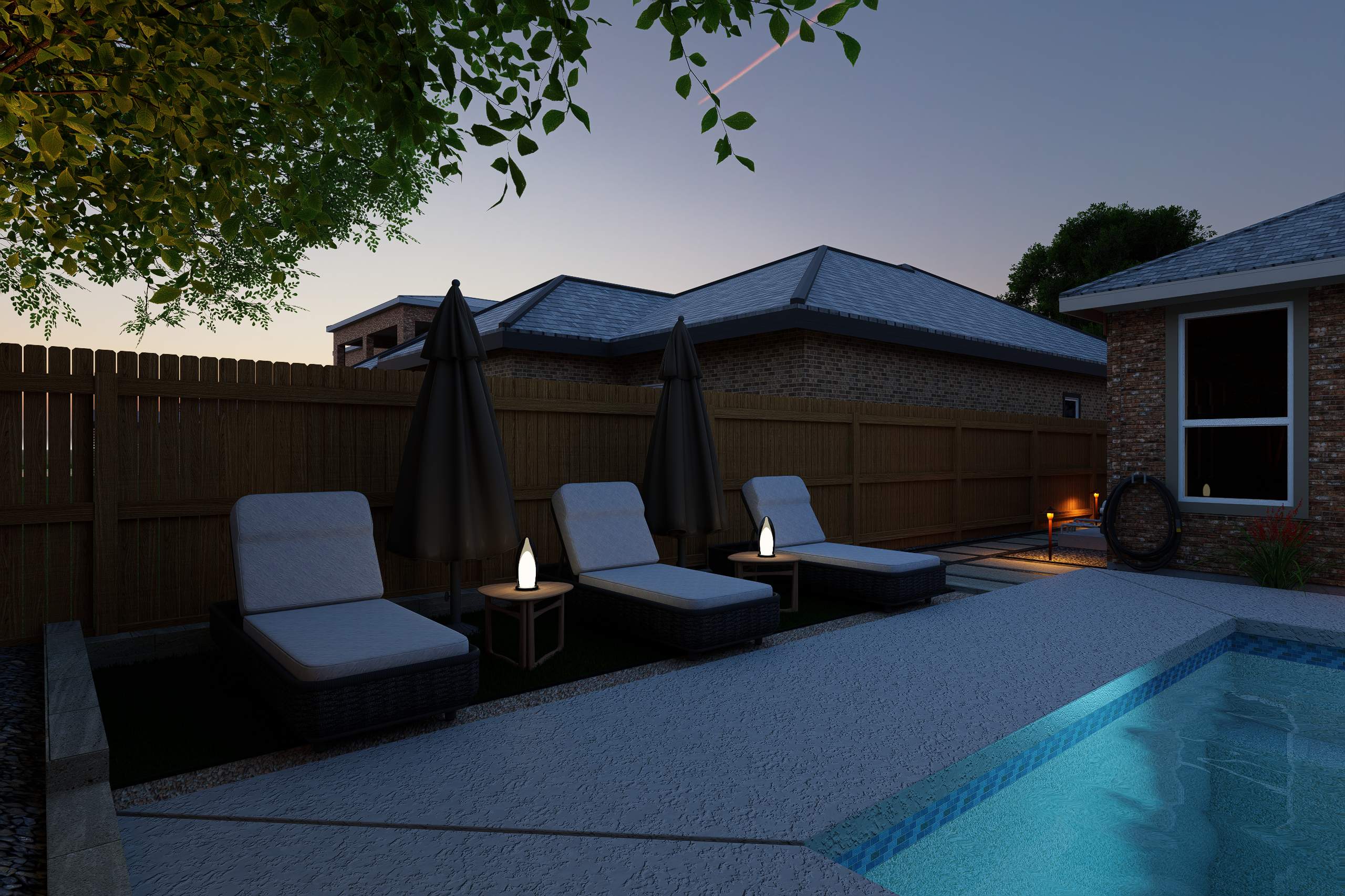 3D Design Render, San Antonio TX by Hole In One Lawns, LLC