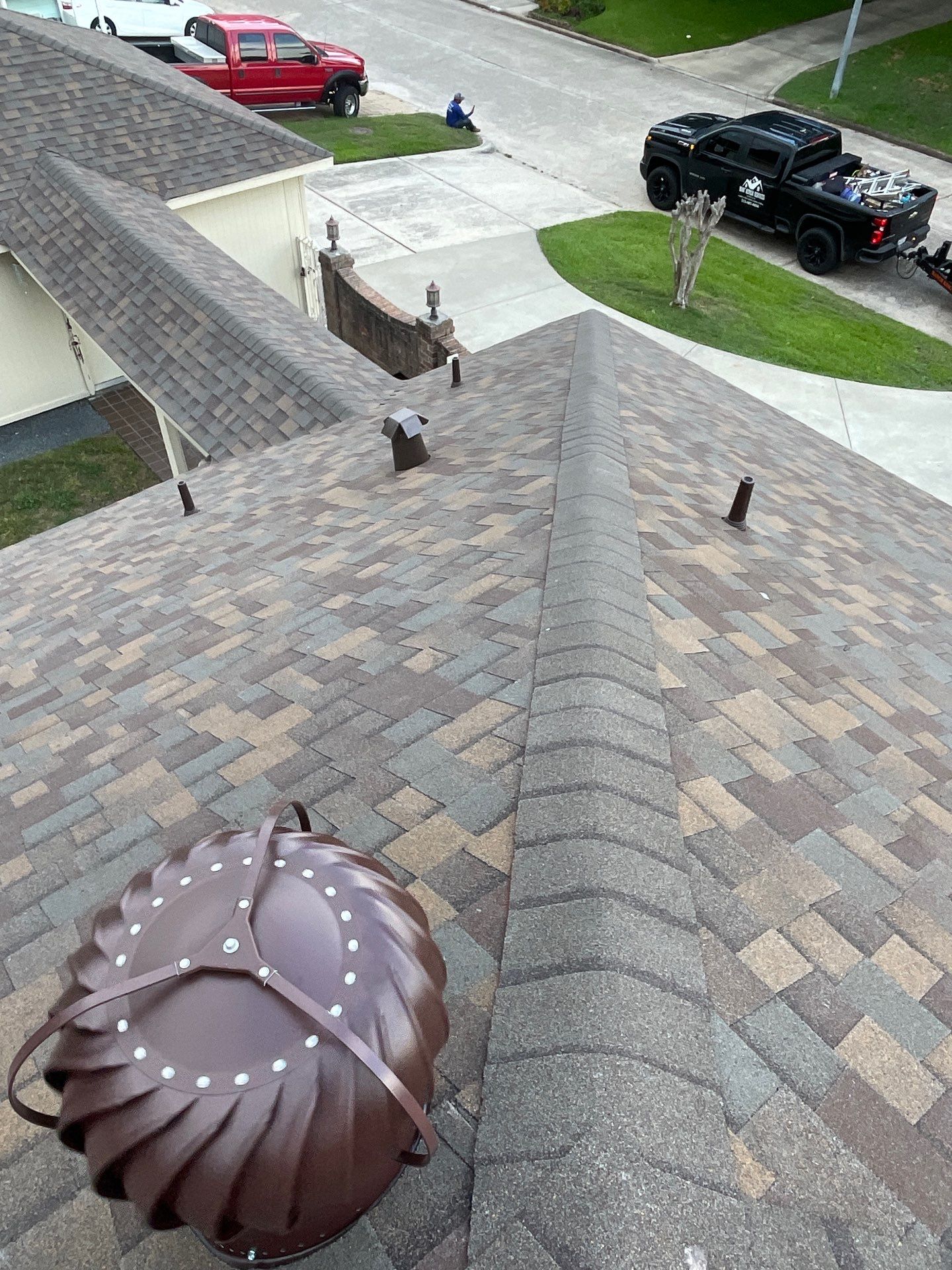 Residential Roofing Installation using Owen's Corning Duration (Lifetime) Shingles by Roof Repair Company