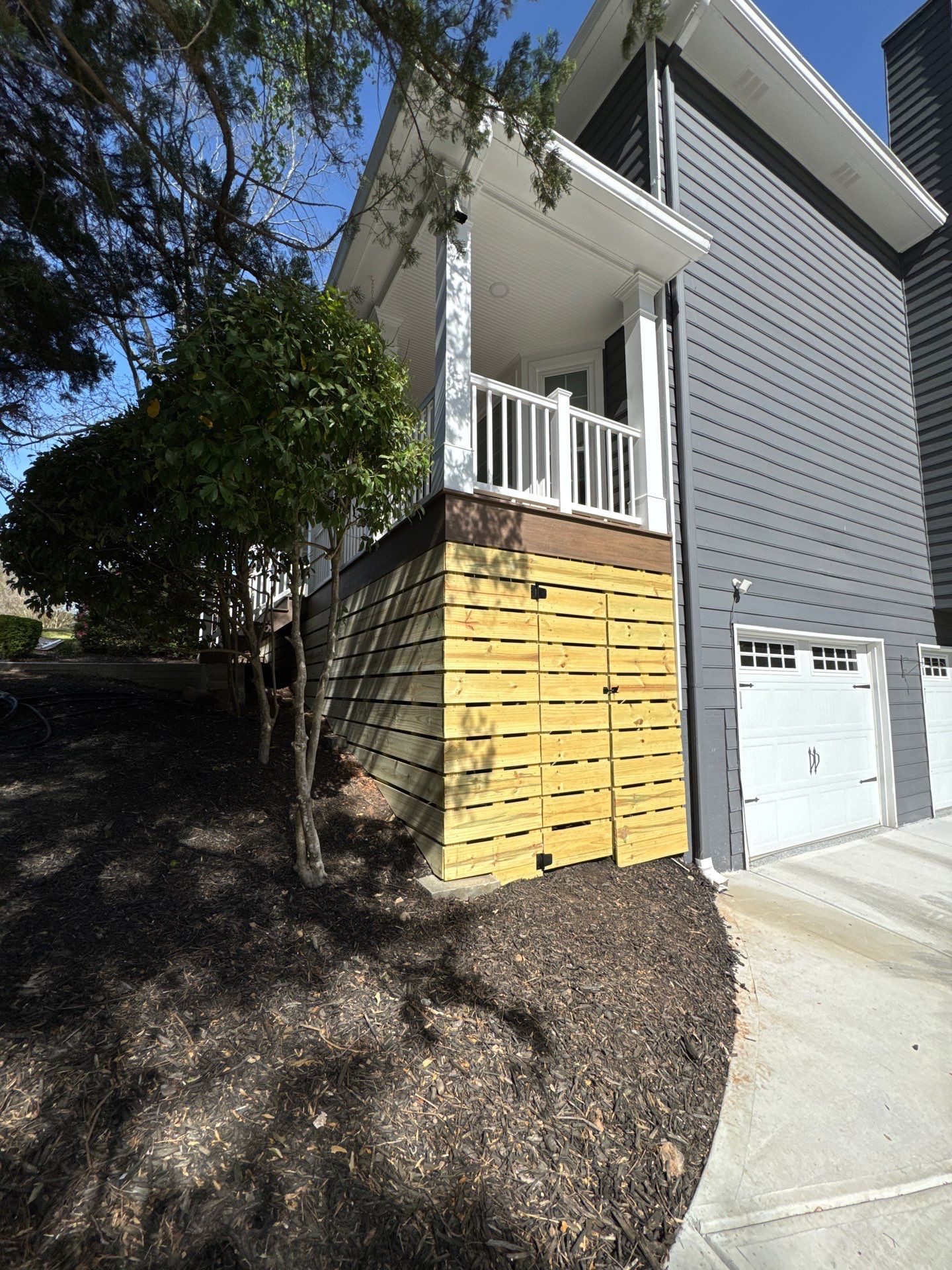 Front porch renovation by Swift Home Renovations